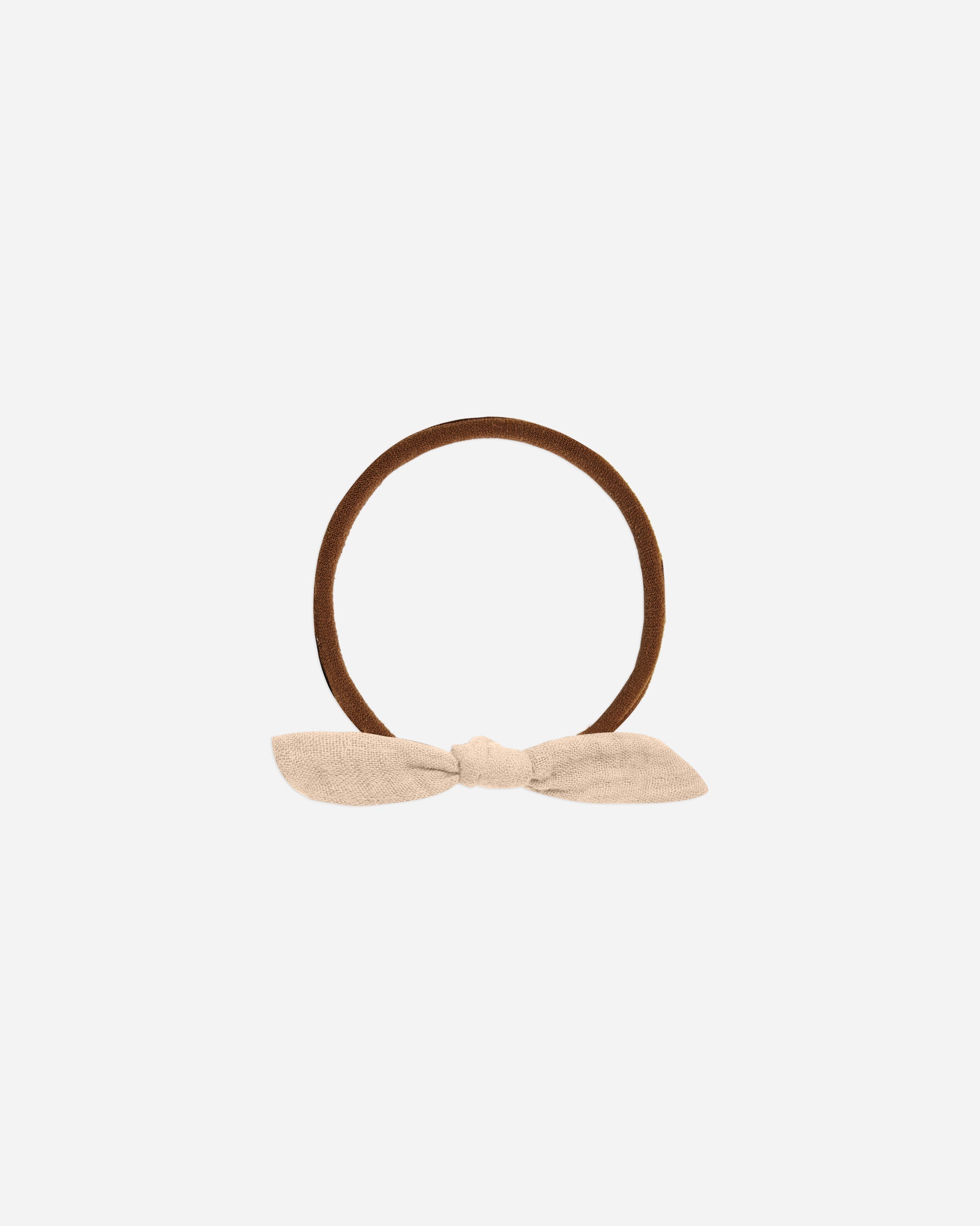 little knot headband || shell - Rylee + Cru | Kids Clothes | Trendy Baby Clothes | Modern Infant Outfits |