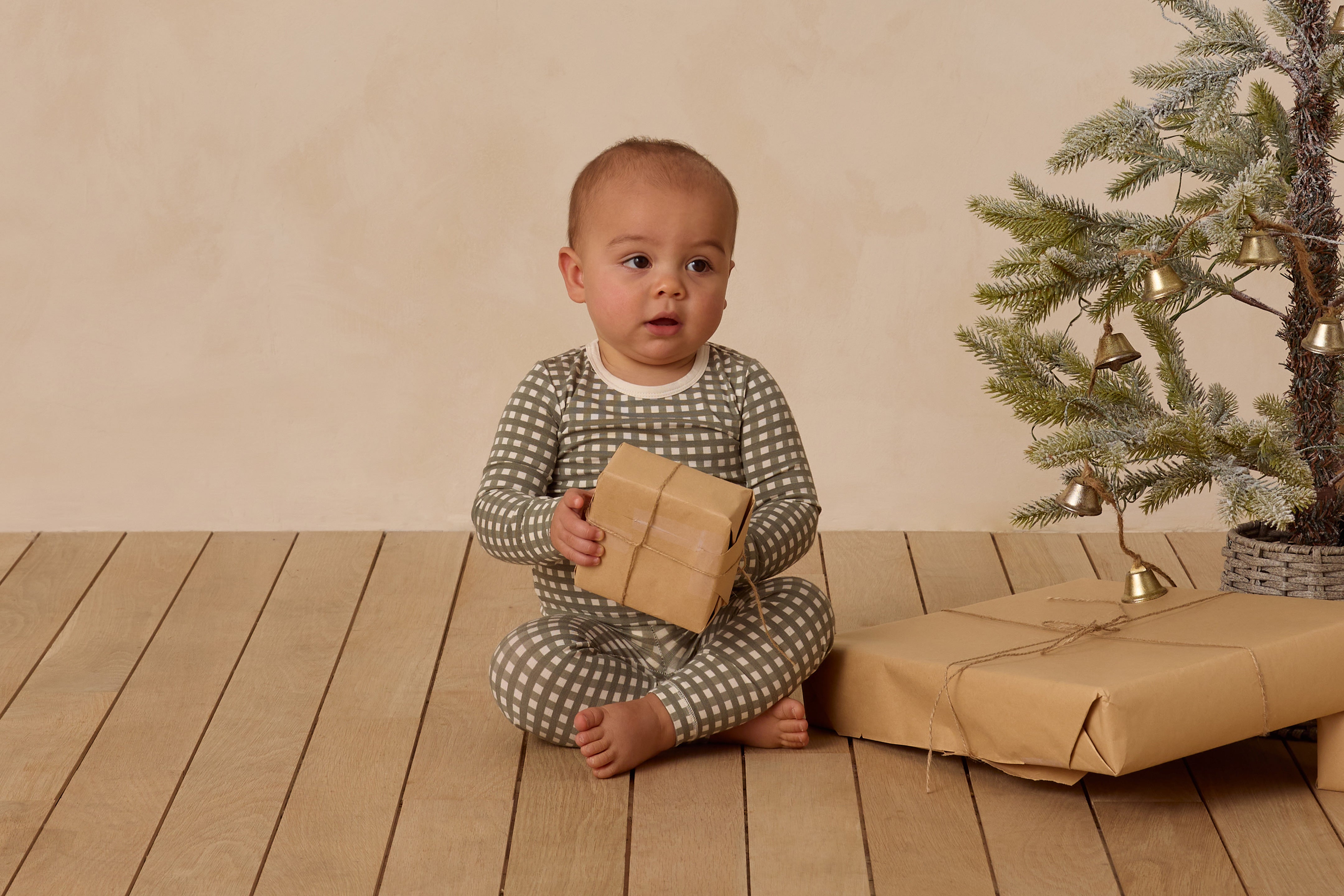 Quincy Mae and Baby's First Christmas