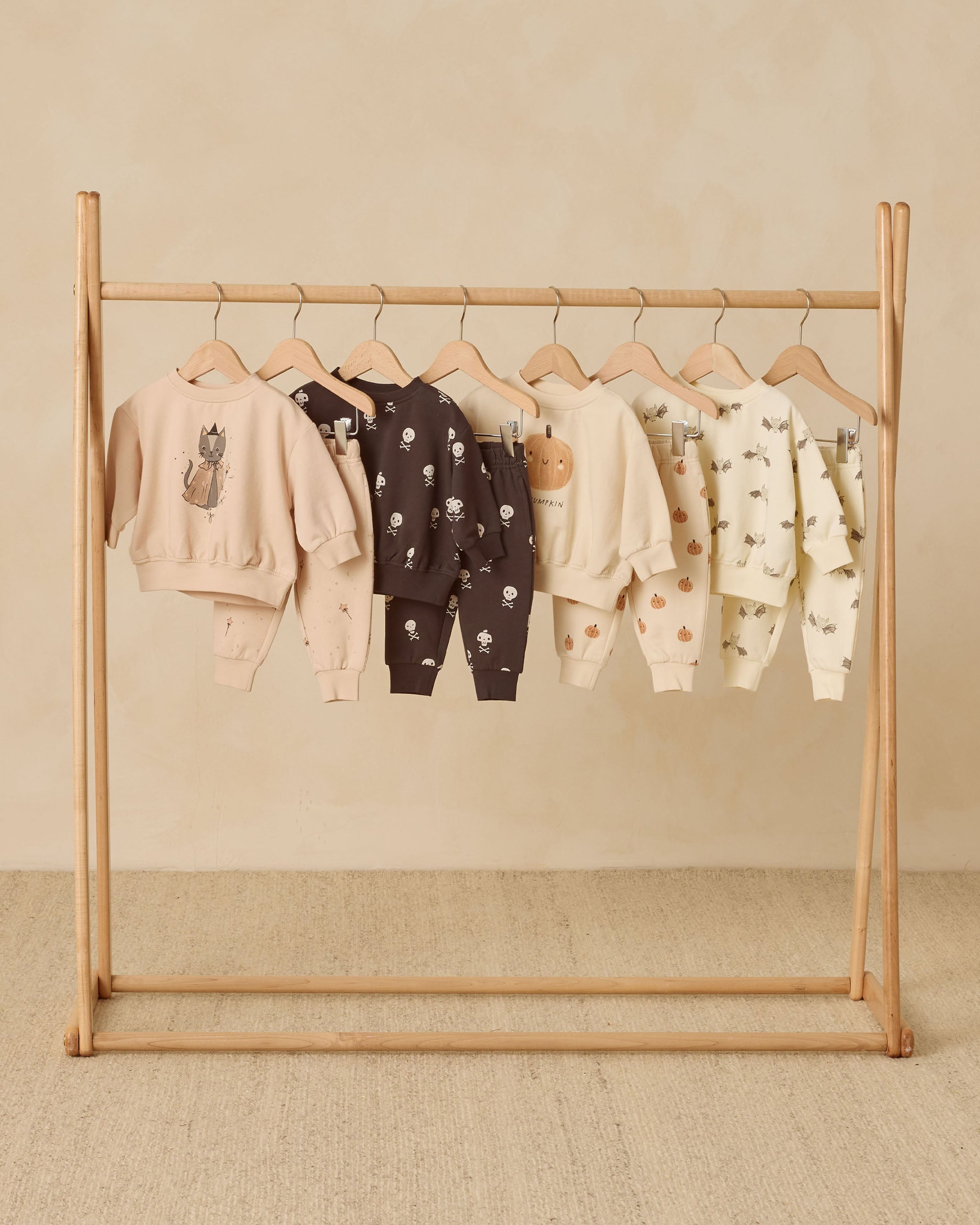 Relaxed Fleece Sweatpant || Smiley Pumpkins - Rylee + Cru | Kids Clothes | Trendy Baby Clothes | Modern Infant Outfits |