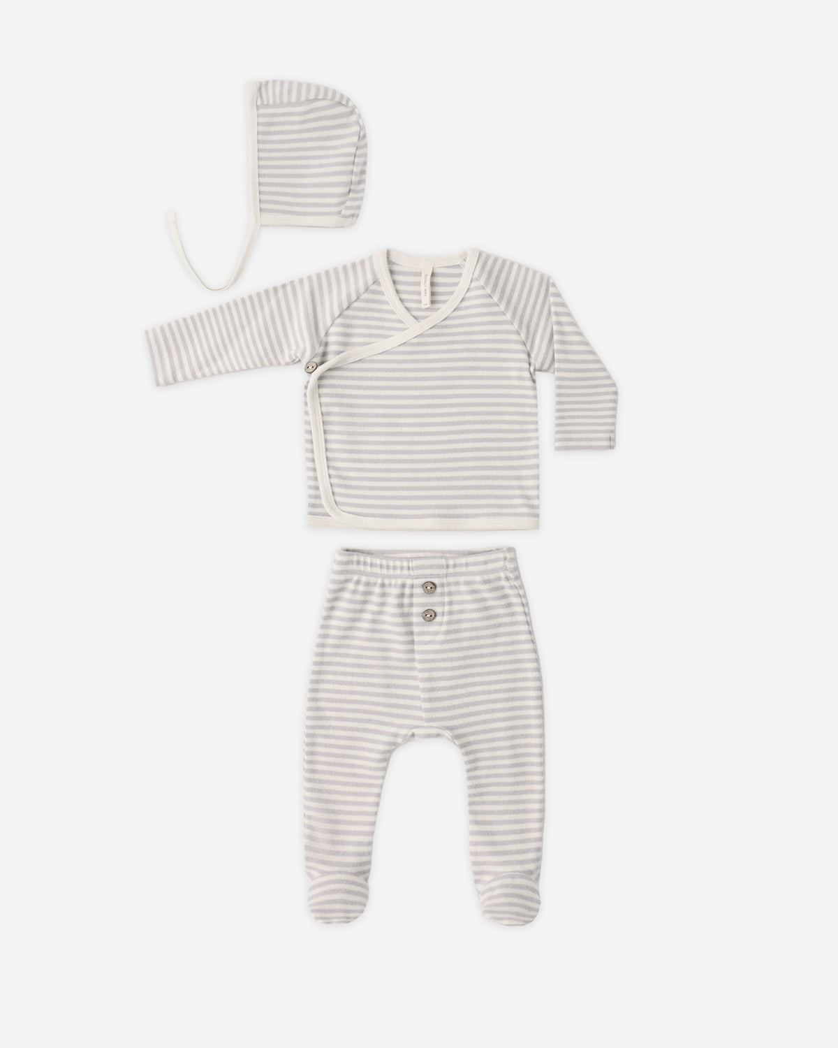 Take Home Set Fog Stripe - Rylee + Cru | Kids Clothes | Trendy Baby Clothes | Modern Infant Outfits |