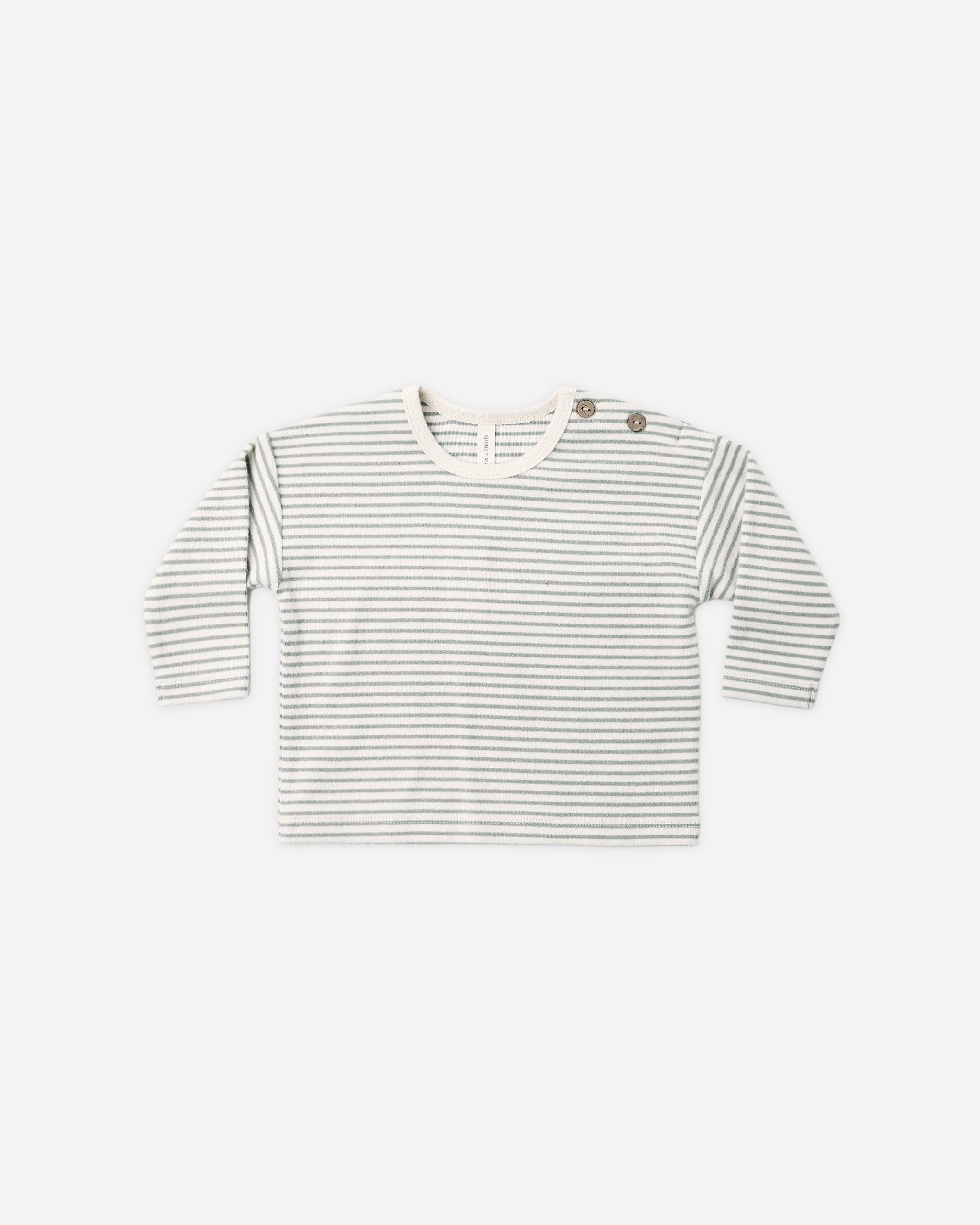 Long Sleeve Tee Laurel Microstripe - Rylee + Cru | Kids Clothes | Trendy Baby Clothes | Modern Infant Outfits |