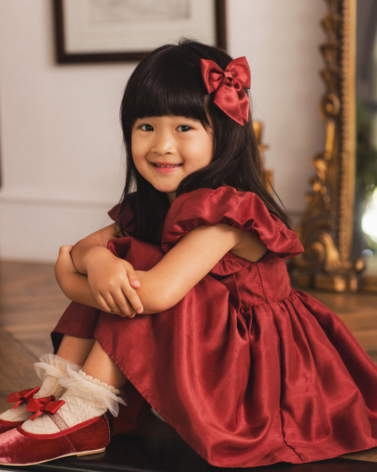 Madeline Dress Ruby