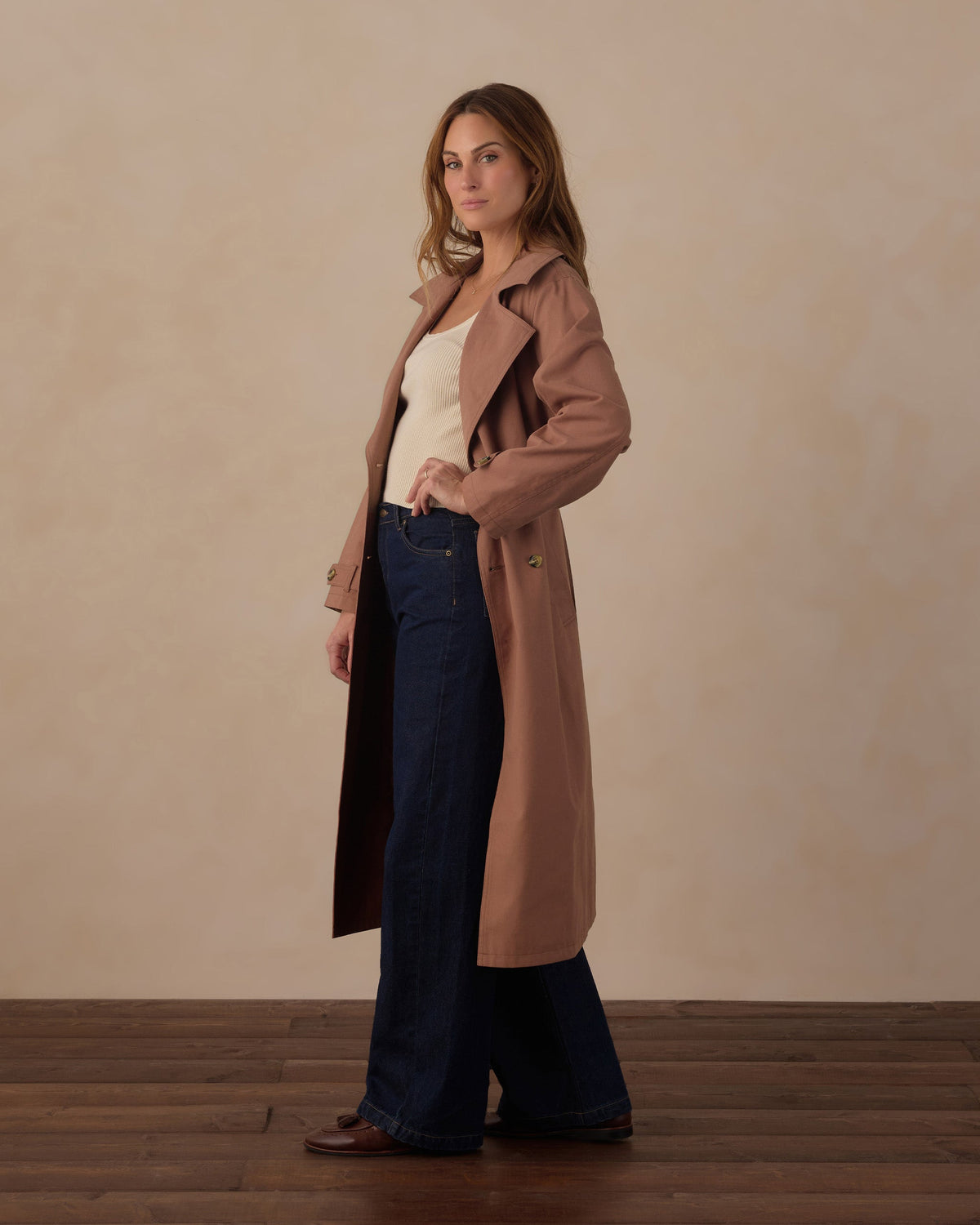 Women's Trench Coat Clay - Rylee + Cru | Kids Clothes | Trendy Baby Clothes | Modern Infant Outfits |