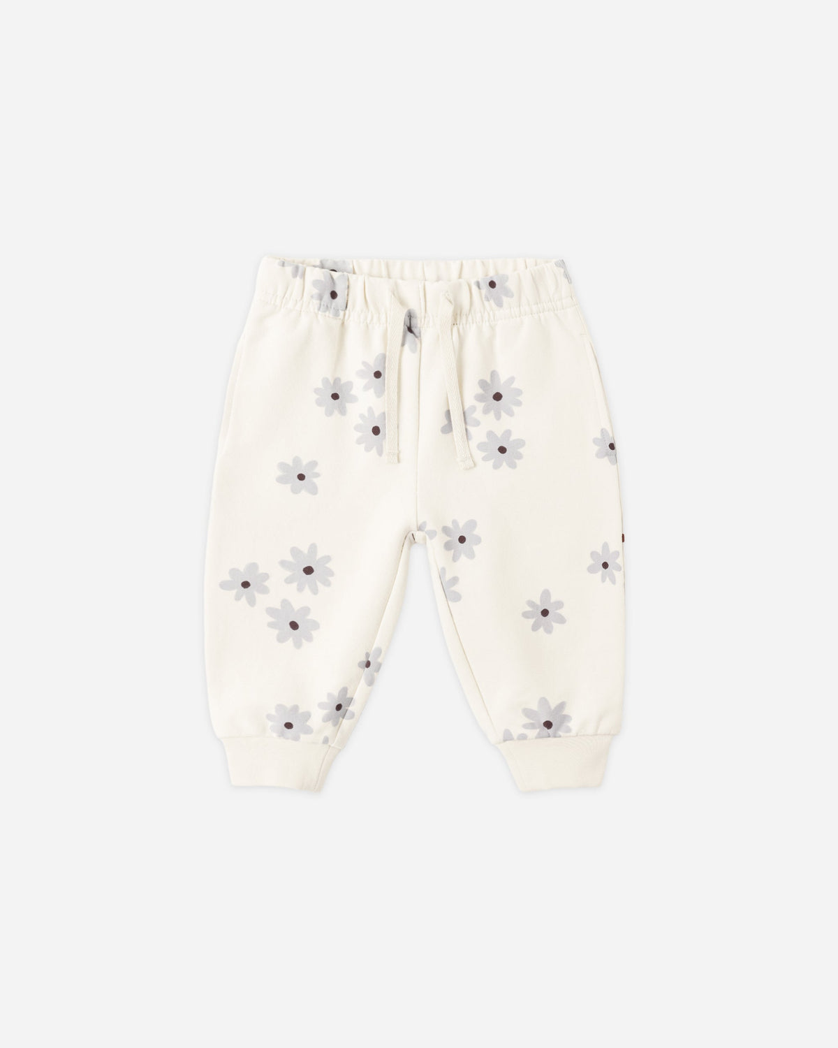 Relaxed Fleece Sweatpant Blue Daisy - Rylee + Cru | Kids Clothes | Trendy Baby Clothes | Modern Infant Outfits |