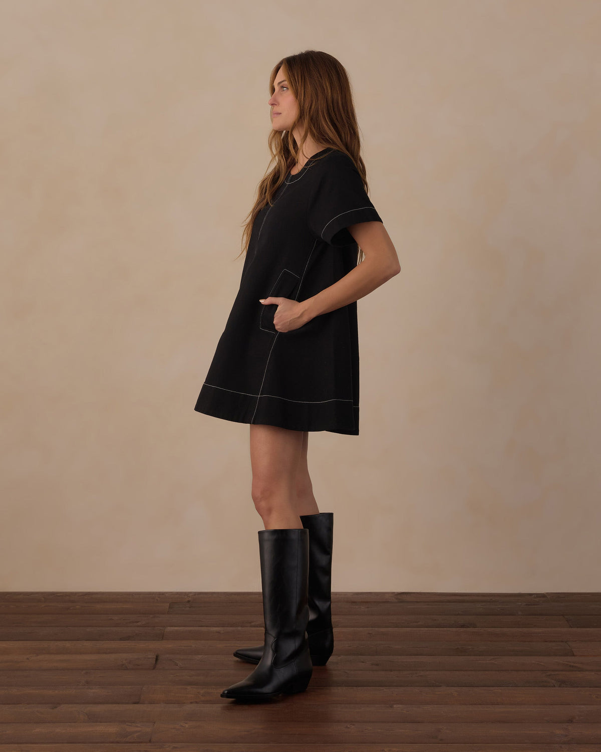 Women's Savannah Dress Black - Rylee + Cru | Kids Clothes | Trendy Baby Clothes | Modern Infant Outfits |