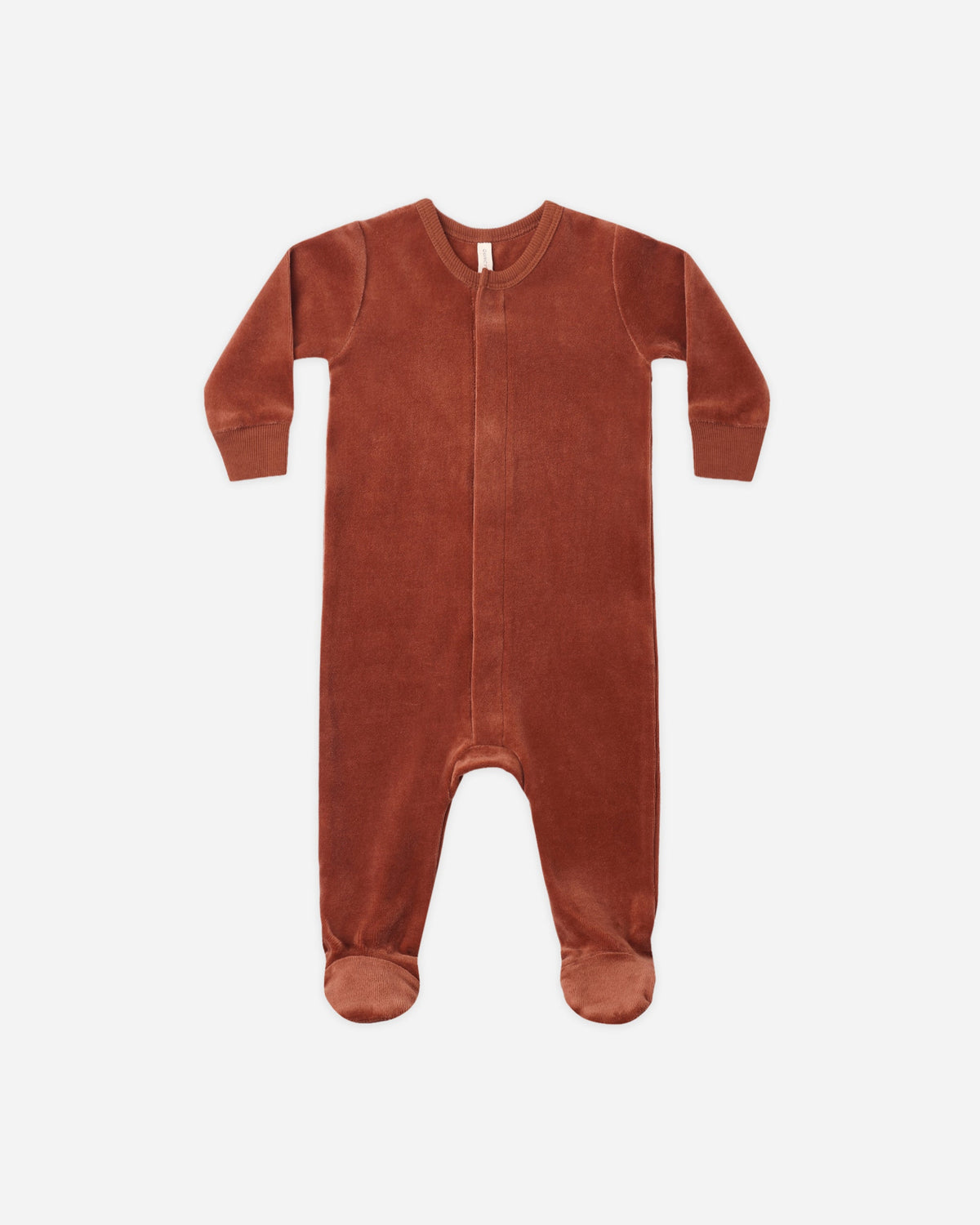 Hidden Snap Footie Redwood - Rylee + Cru | Kids Clothes | Trendy Baby Clothes | Modern Infant Outfits |