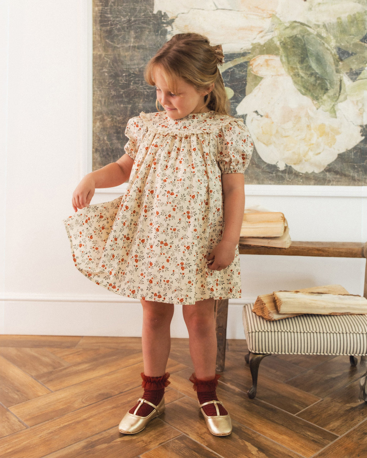 Ruffle Socks Pearl, Ruby