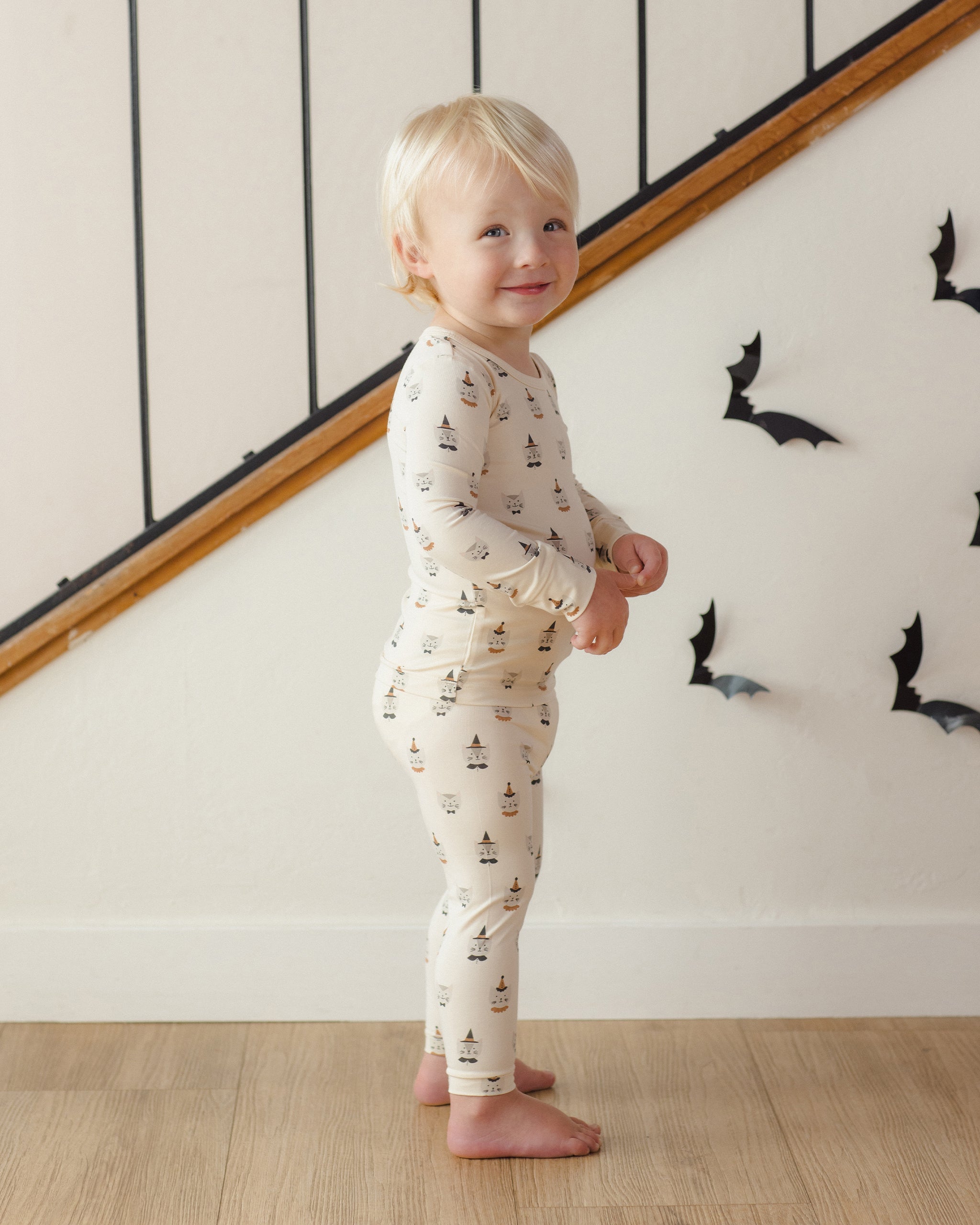 Bamboo Pajama Set Costume Kittens - Rylee + Cru | Kids Clothes | Trendy Baby Clothes | Modern Infant Outfits |
