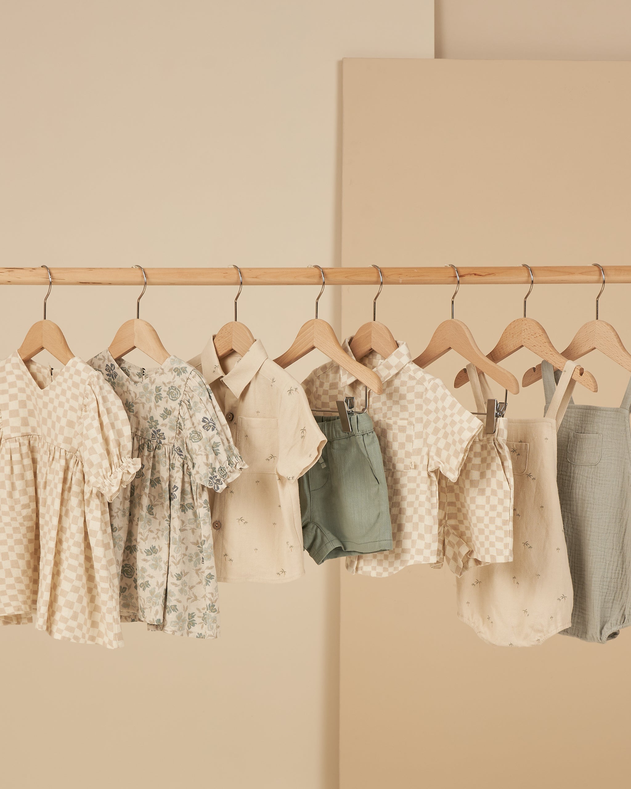 Collared Short Sleeve Shirt || Palm - Rylee + Cru | Kids Clothes | Trendy Baby Clothes | Modern Infant Outfits |