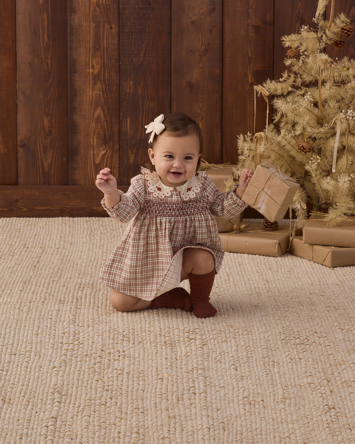 Crochet Bow Natural - Rylee + Cru | Kids Clothes | Trendy Baby Clothes | Modern Infant Outfits |