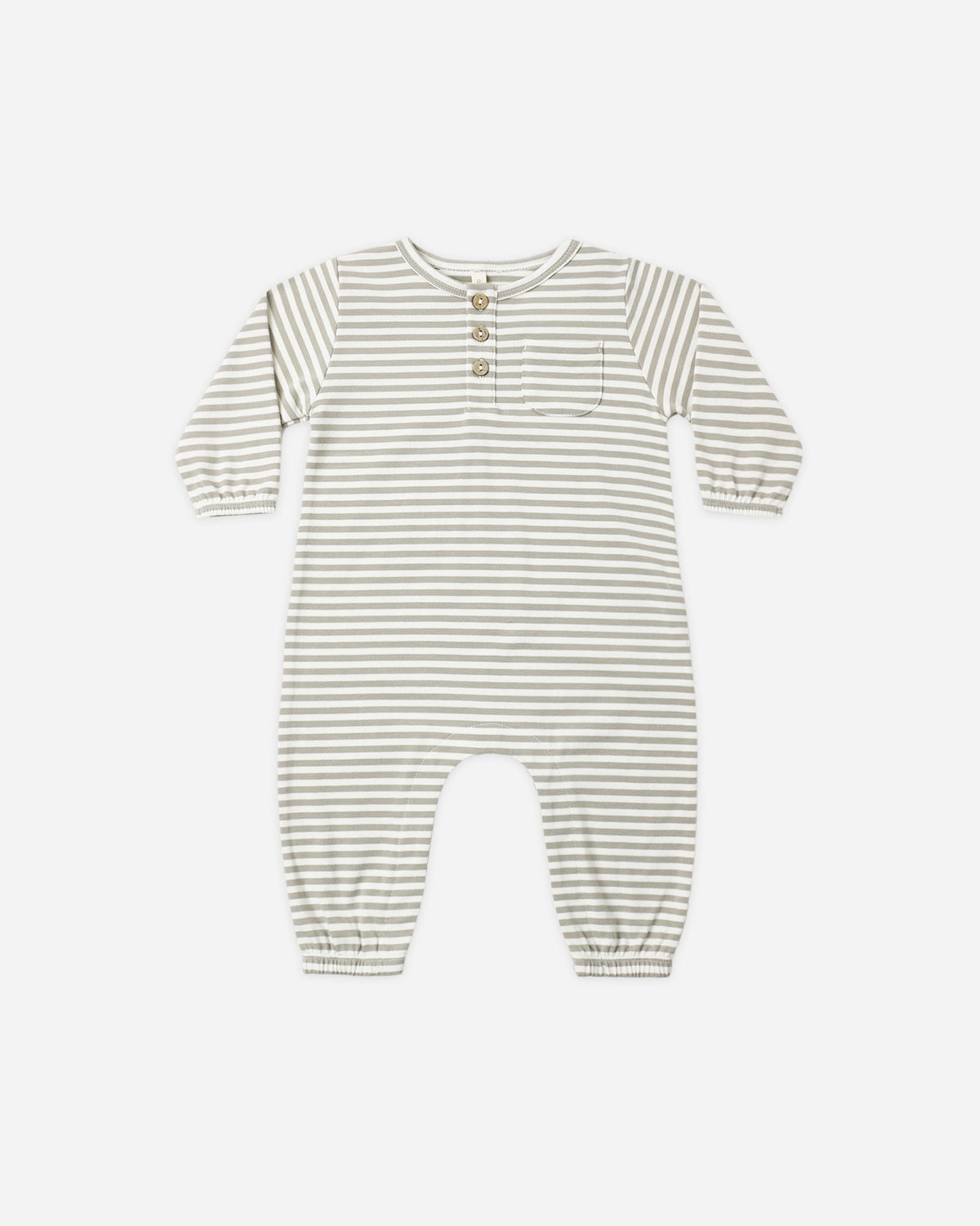 Long Sleeve Pocket Jumpsuit Laurel Stripe - Rylee + Cru | Kids Clothes | Trendy Baby Clothes | Modern Infant Outfits |