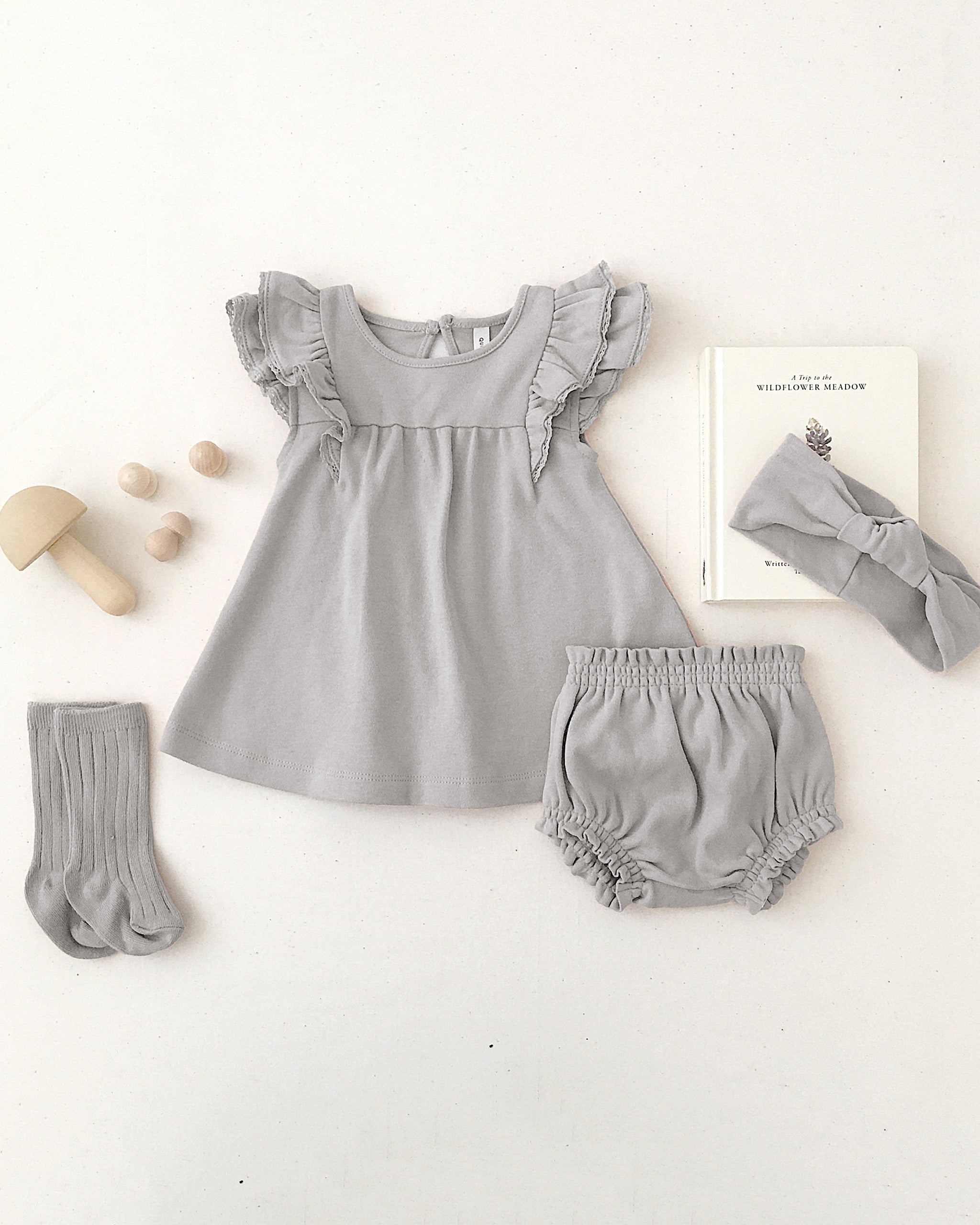 Flutter Dress || Periwinkle - Rylee + Cru | Kids Clothes | Trendy Baby Clothes | Modern Infant Outfits |