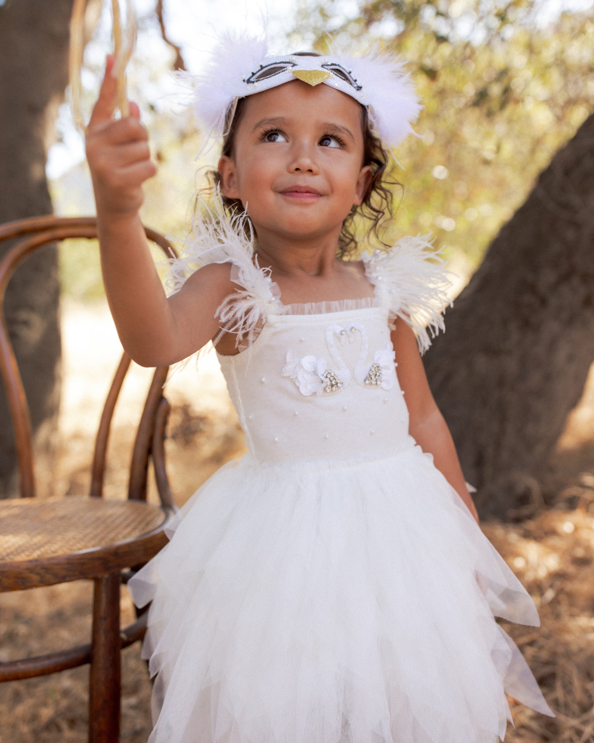 Magique Dress White - Rylee + Cru | Kids Clothes | Trendy Baby Clothes | Modern Infant Outfits |