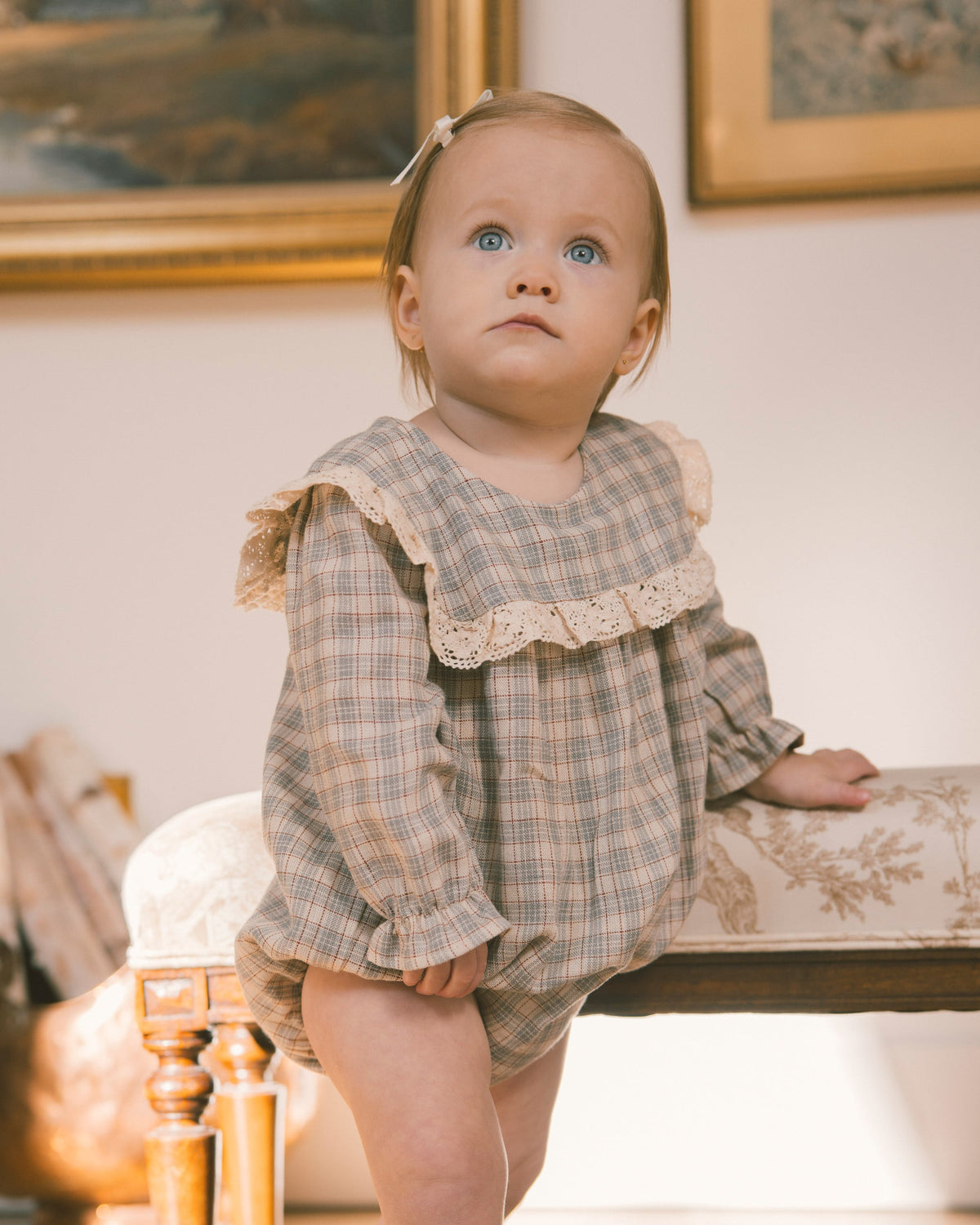 Noelle Romper Fall Plaid - Rylee + Cru | Kids Clothes | Trendy Baby Clothes | Modern Infant Outfits |