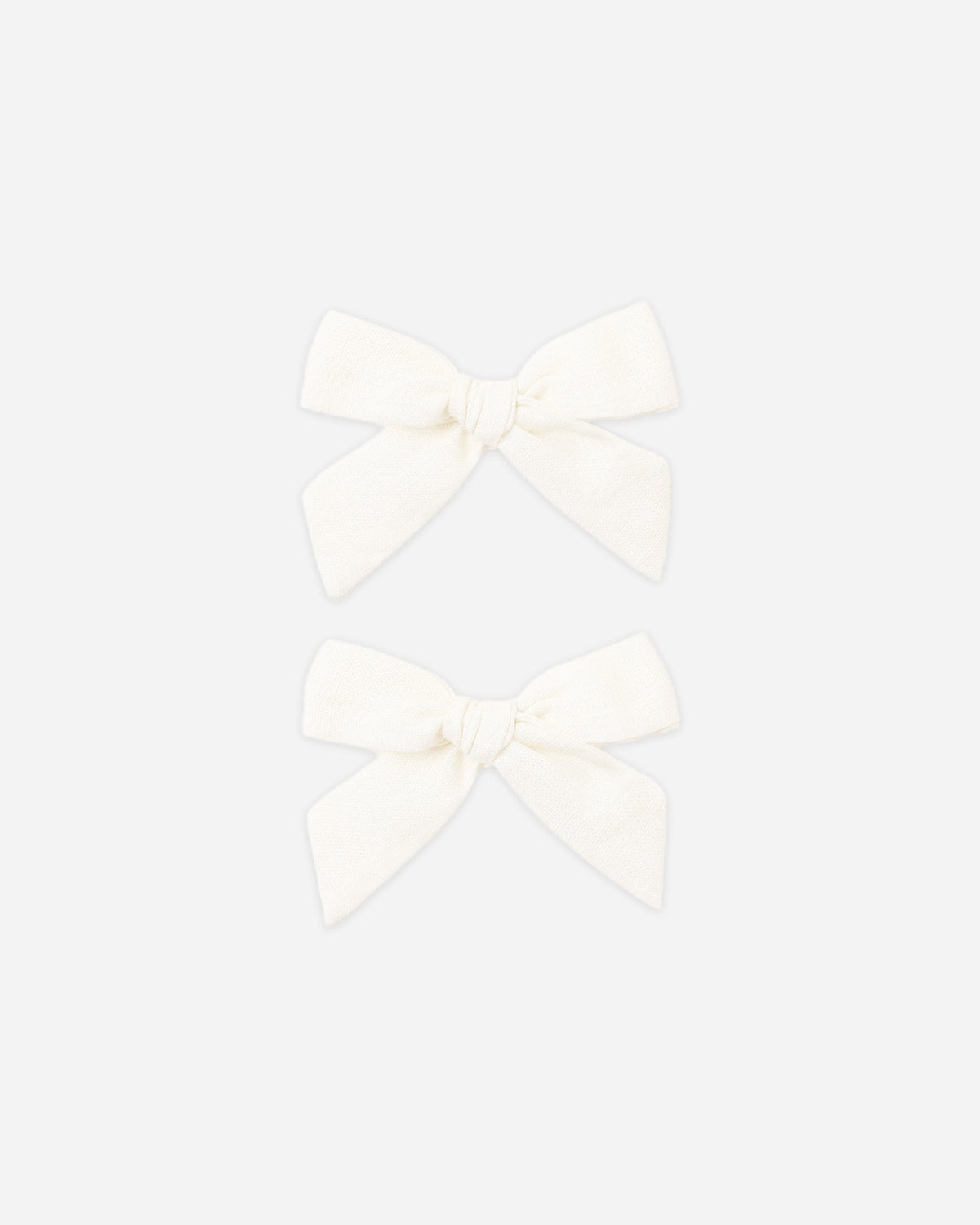 Bows, Set of 2 Ivory - Rylee + Cru | Kids Clothes | Trendy Baby Clothes | Modern Infant Outfits |