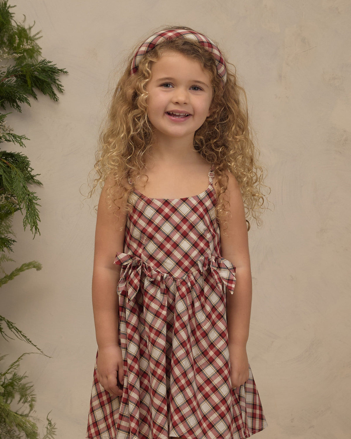 Betsy Dress Holiday Tartan