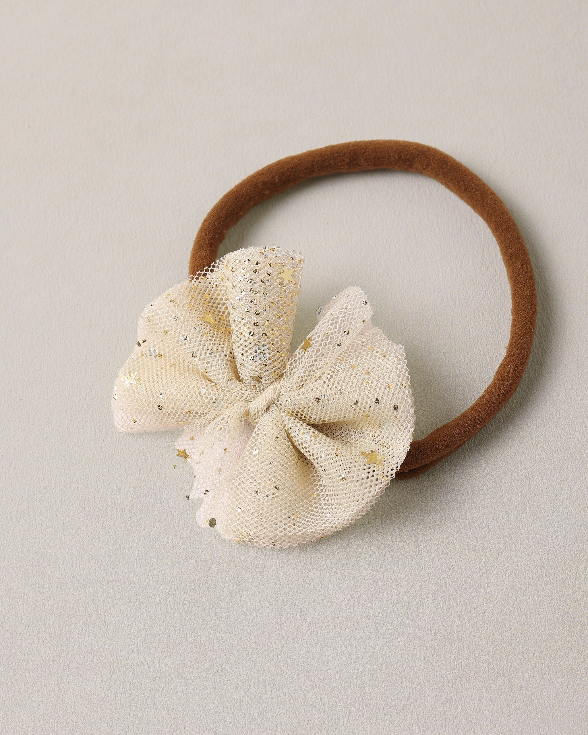 Flutter Tulle Headband Champagne - Rylee + Cru | Kids Clothes | Trendy Baby Clothes | Modern Infant Outfits |
