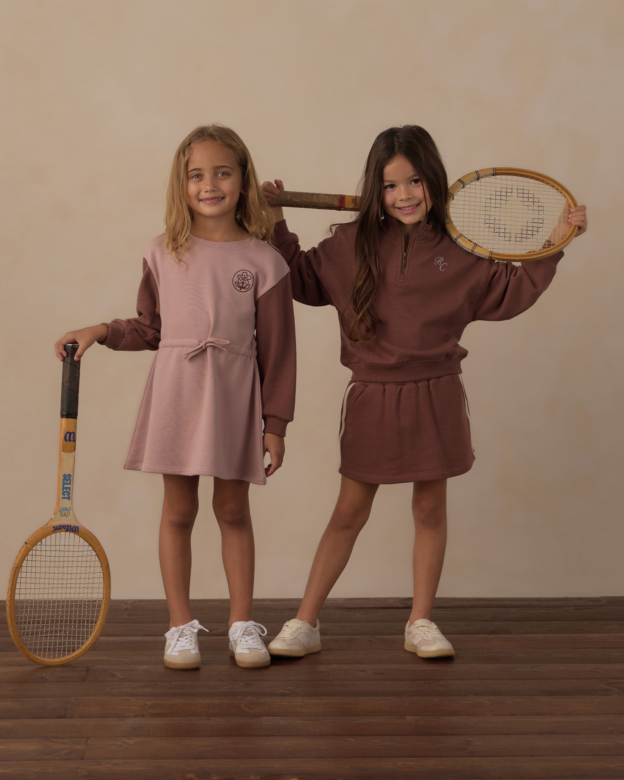 Half Zip Sweatshirt Mulberry - Rylee + Cru | Kids Clothes | Trendy Baby Clothes | Modern Infant Outfits |