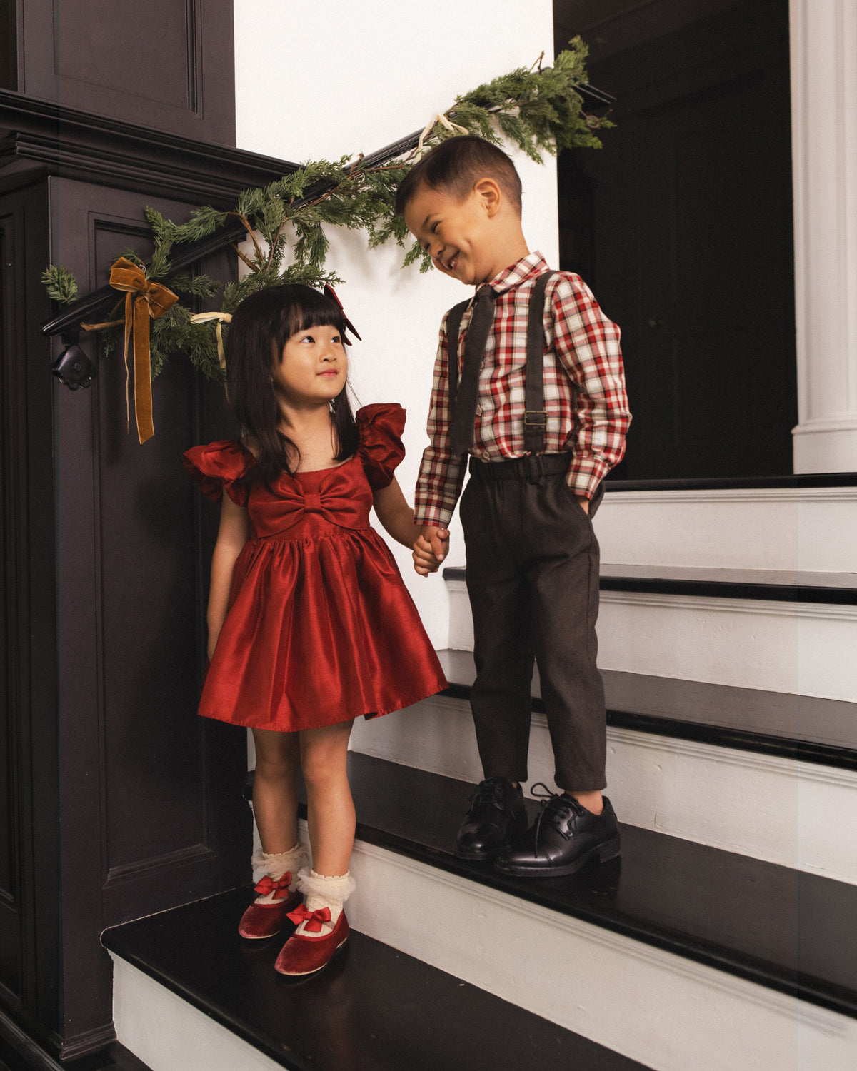 Suspender Pant Black