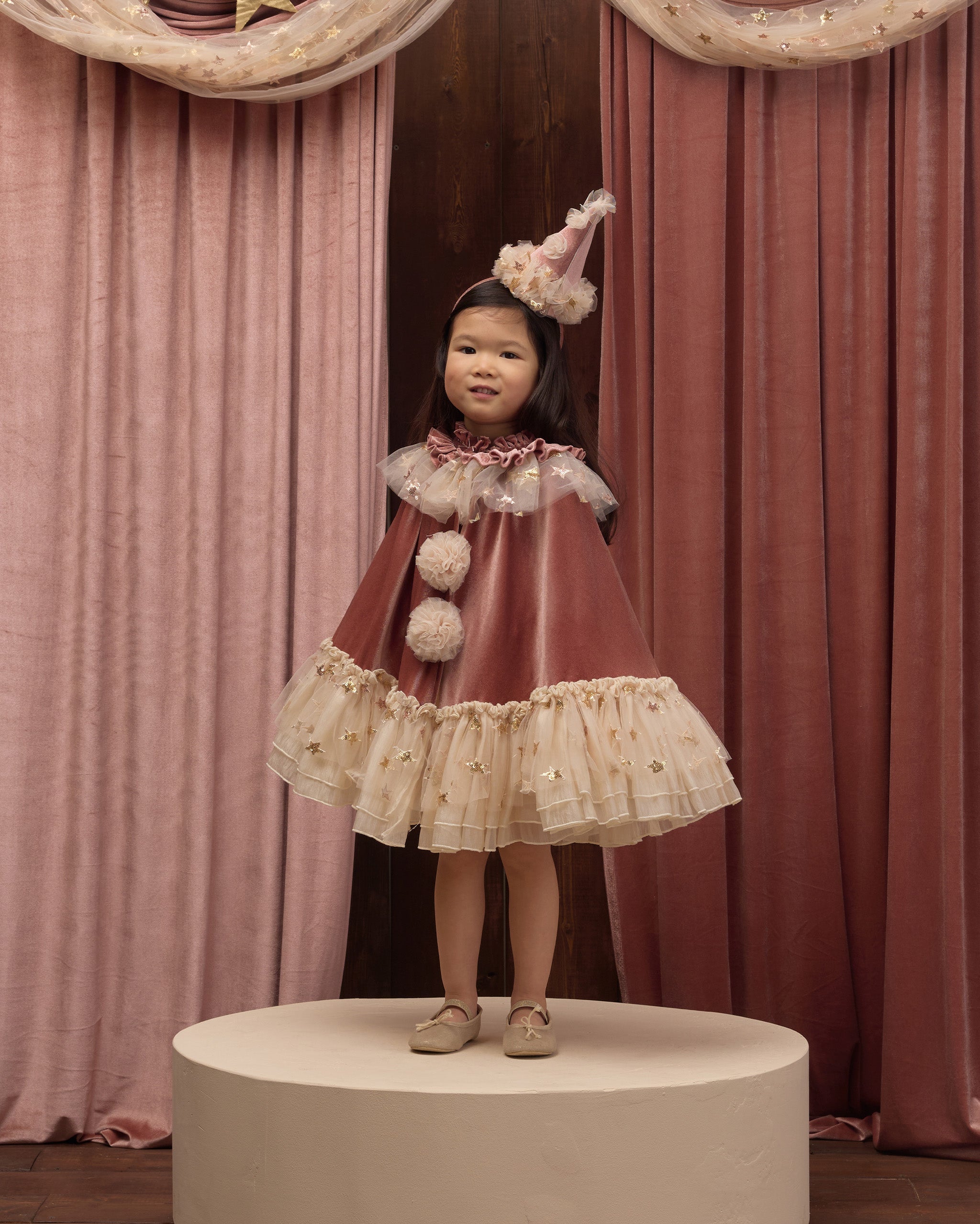 Clown Cape Spice - Rylee + Cru | Kids Clothes | Trendy Baby Clothes | Modern Infant Outfits |