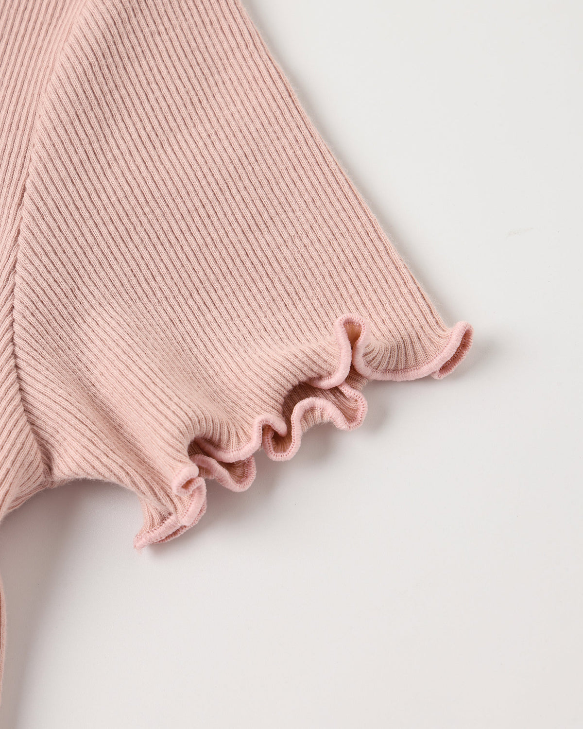 Ribbed Basic Tee Blush - Rylee + Cru | Kids Clothes | Trendy Baby Clothes | Modern Infant Outfits |