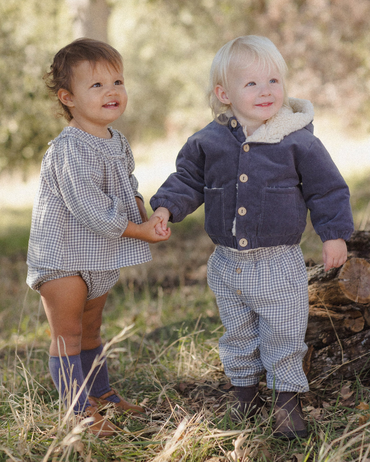 Corduroy Hooded Jacket Midnight - Rylee + Cru | Kids Clothes | Trendy Baby Clothes | Modern Infant Outfits |