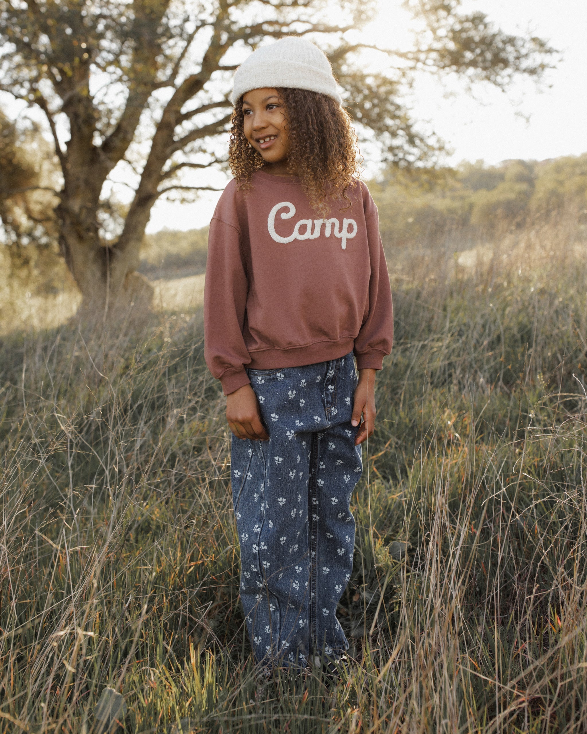 Oversized Sweatshirt Camp - Rylee + Cru | Kids Clothes | Trendy Baby Clothes | Modern Infant Outfits |