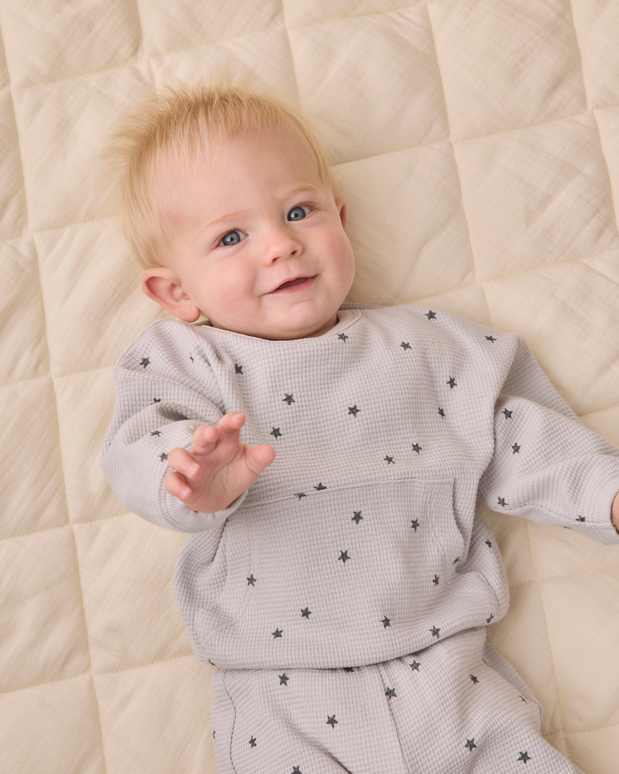 Waffle Slouch Set Stars - Rylee + Cru | Kids Clothes | Trendy Baby Clothes | Modern Infant Outfits |