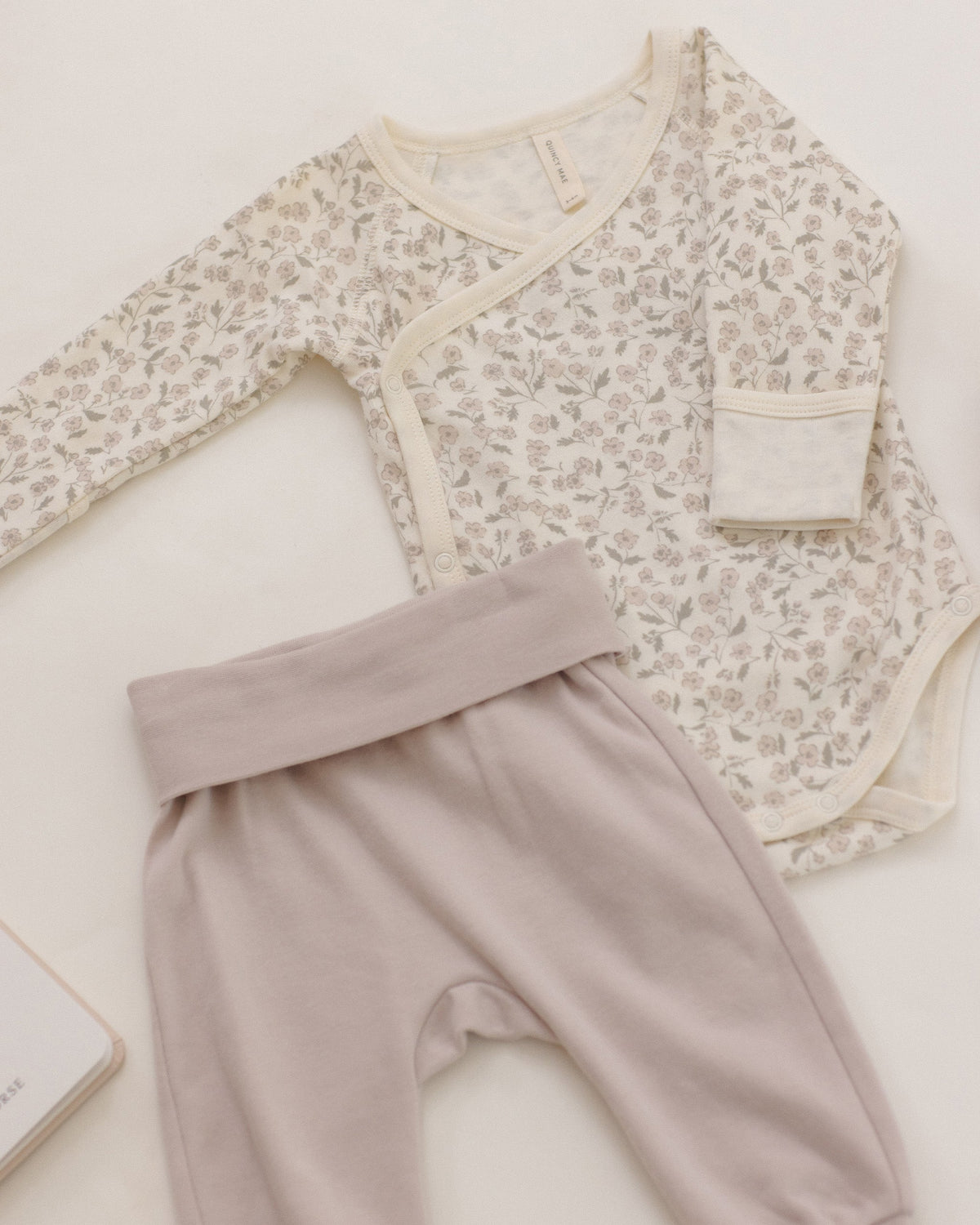 Side Snap Bodysuit + Pant Set Floret - Rylee + Cru | Kids Clothes | Trendy Baby Clothes | Modern Infant Outfits |