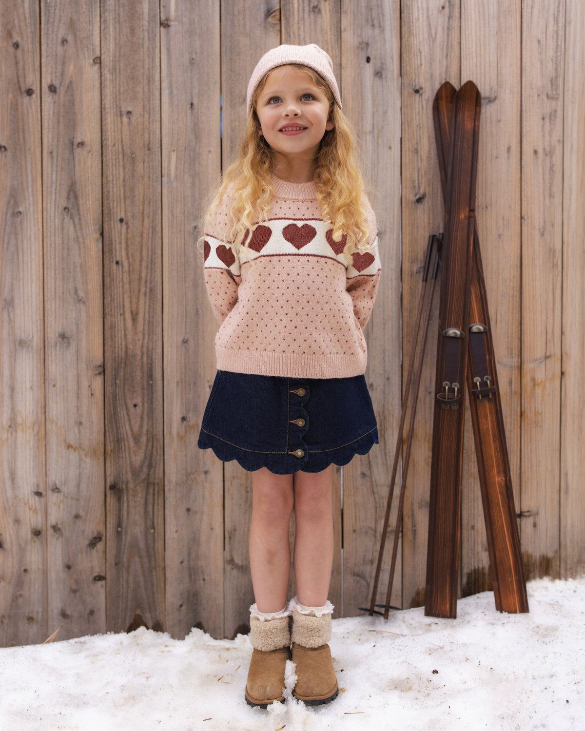 Reagan Sweater Hearts - Rylee + Cru | Kids Clothes | Trendy Baby Clothes | Modern Infant Outfits |