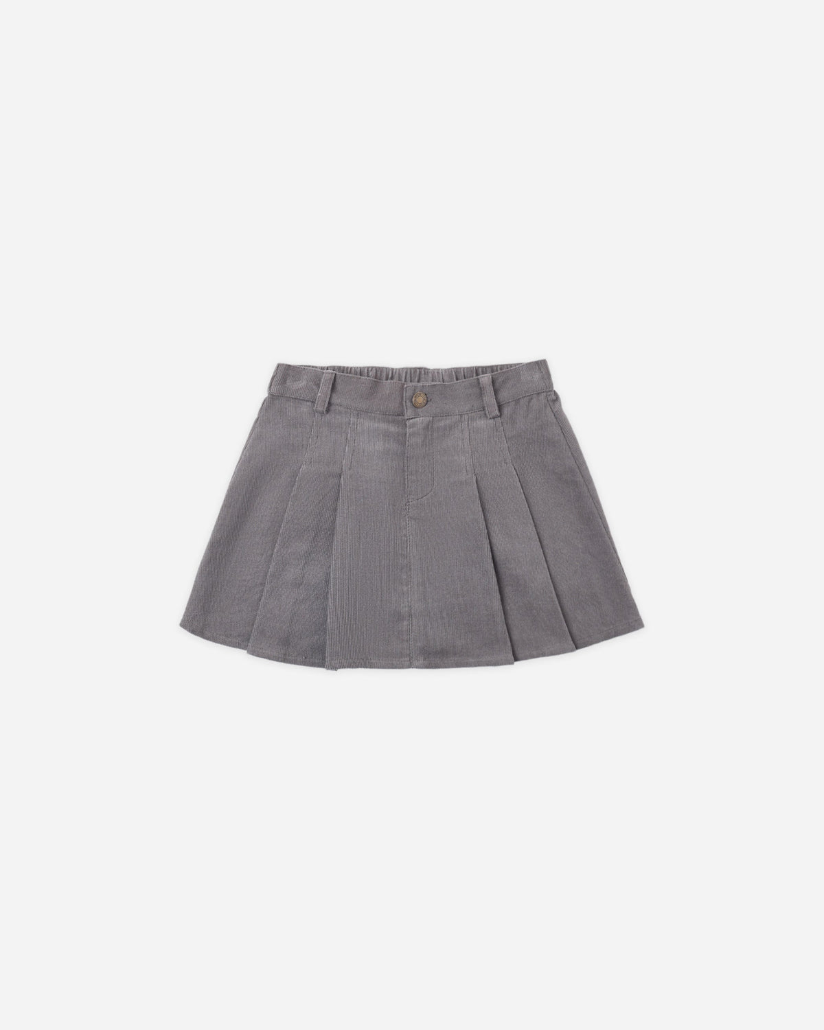 Pleated Denim Skirt Slate - Rylee + Cru | Kids Clothes | Trendy Baby Clothes | Modern Infant Outfits |