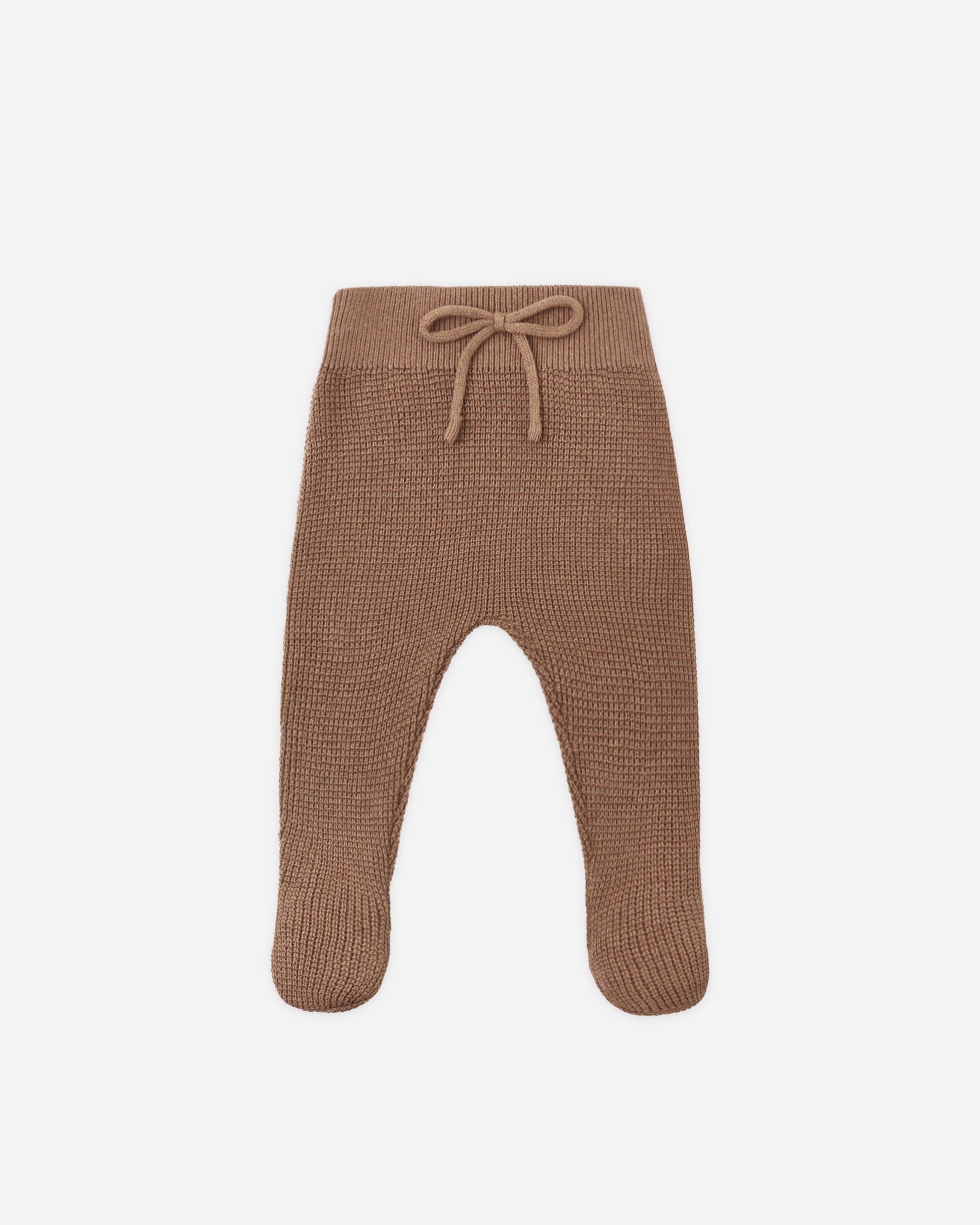 Footed Knit Pant Cocoa - Rylee + Cru | Kids Clothes | Trendy Baby Clothes | Modern Infant Outfits |