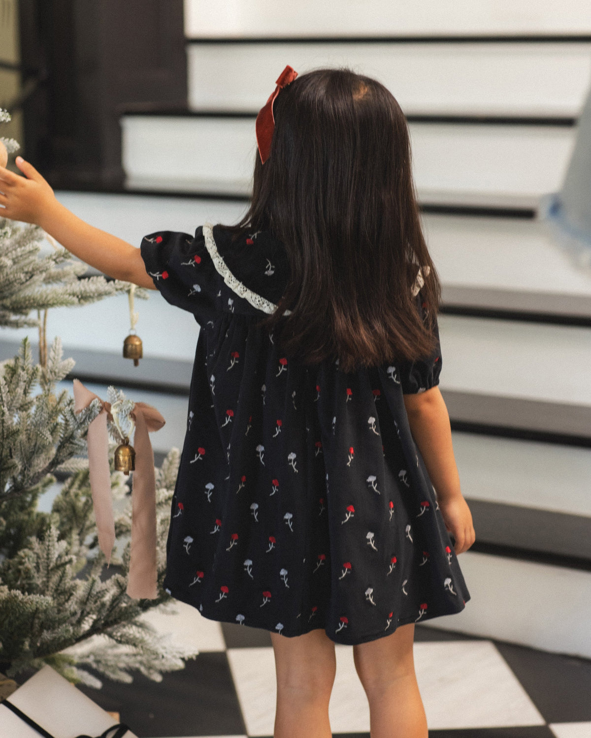 Janette Dress Winter Ditsy