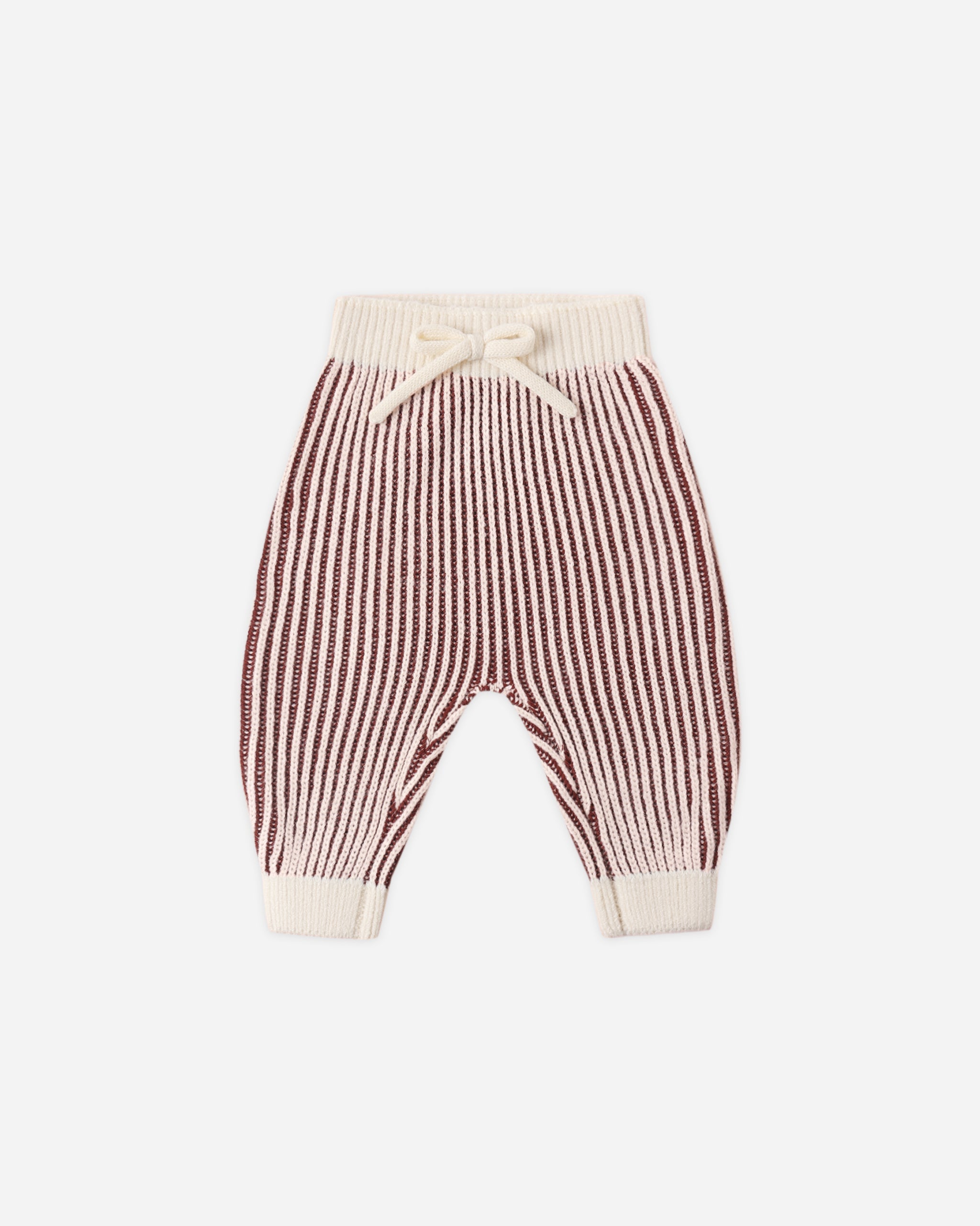 Chunky Knit Pant Cherry Stripe - Rylee + Cru | Kids Clothes | Trendy Baby Clothes | Modern Infant Outfits |
