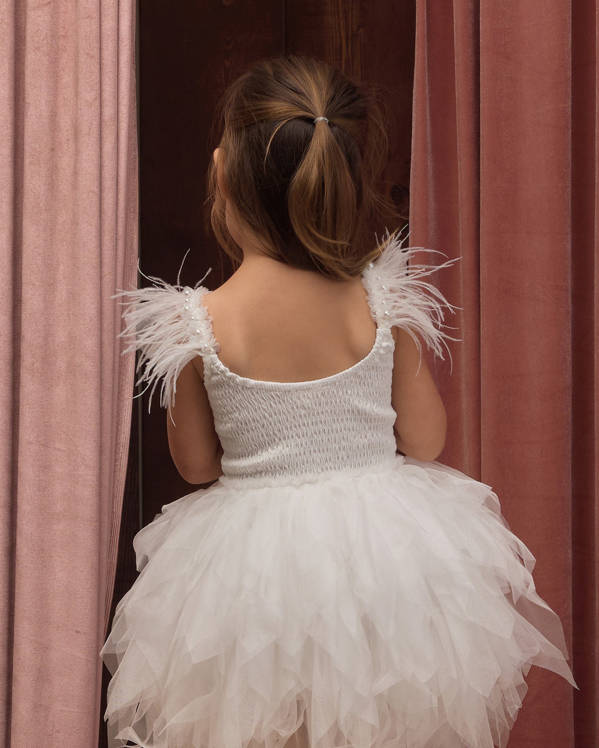 Magique Dress White - Rylee + Cru | Kids Clothes | Trendy Baby Clothes | Modern Infant Outfits |