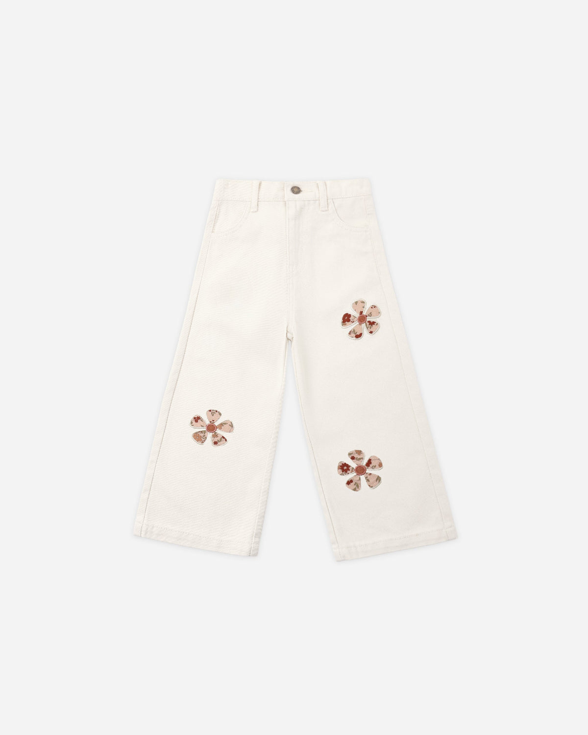 Straight Leg Pant Daisy Patches - Rylee + Cru | Kids Clothes | Trendy Baby Clothes | Modern Infant Outfits |