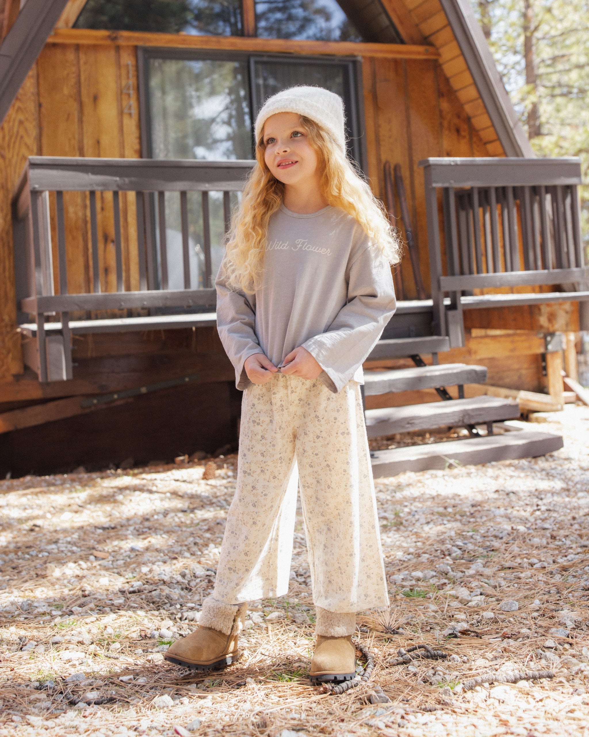 Wide Leg Pant Meadow - Rylee + Cru | Kids Clothes | Trendy Baby Clothes | Modern Infant Outfits |
