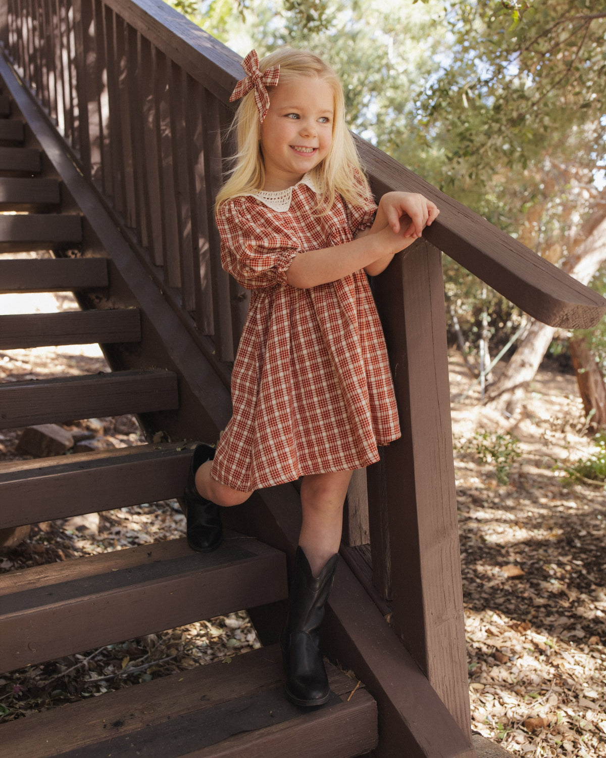 Heidi Dress Vintage Plaid - Rylee + Cru | Kids Clothes | Trendy Baby Clothes | Modern Infant Outfits |