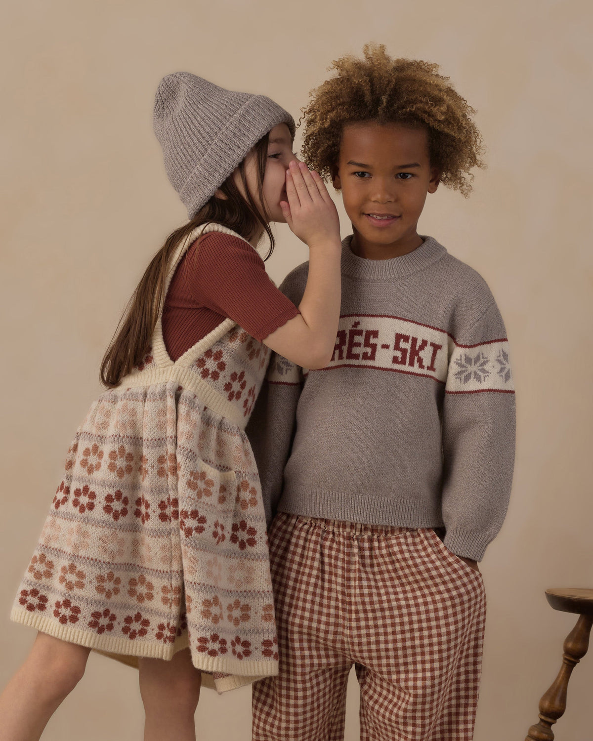 Scallop Tee Brick - Rylee + Cru | Kids Clothes | Trendy Baby Clothes | Modern Infant Outfits |