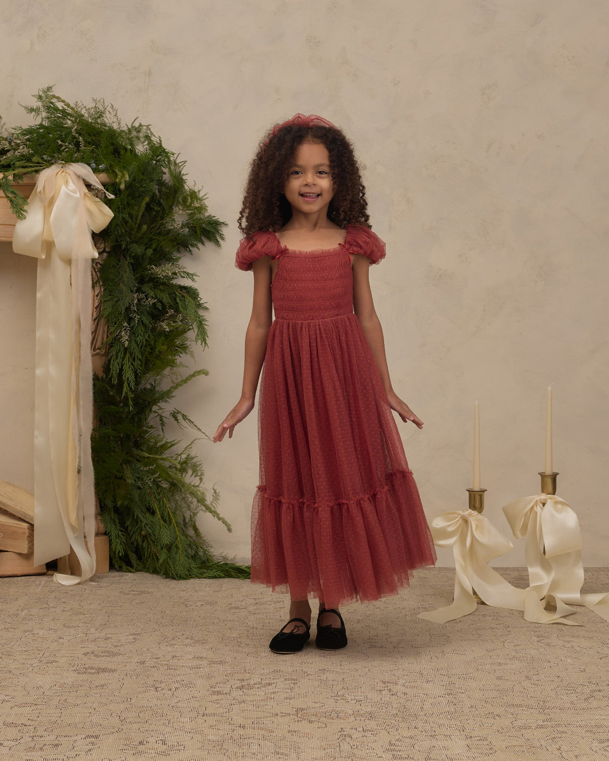 Clara Dress Ruby