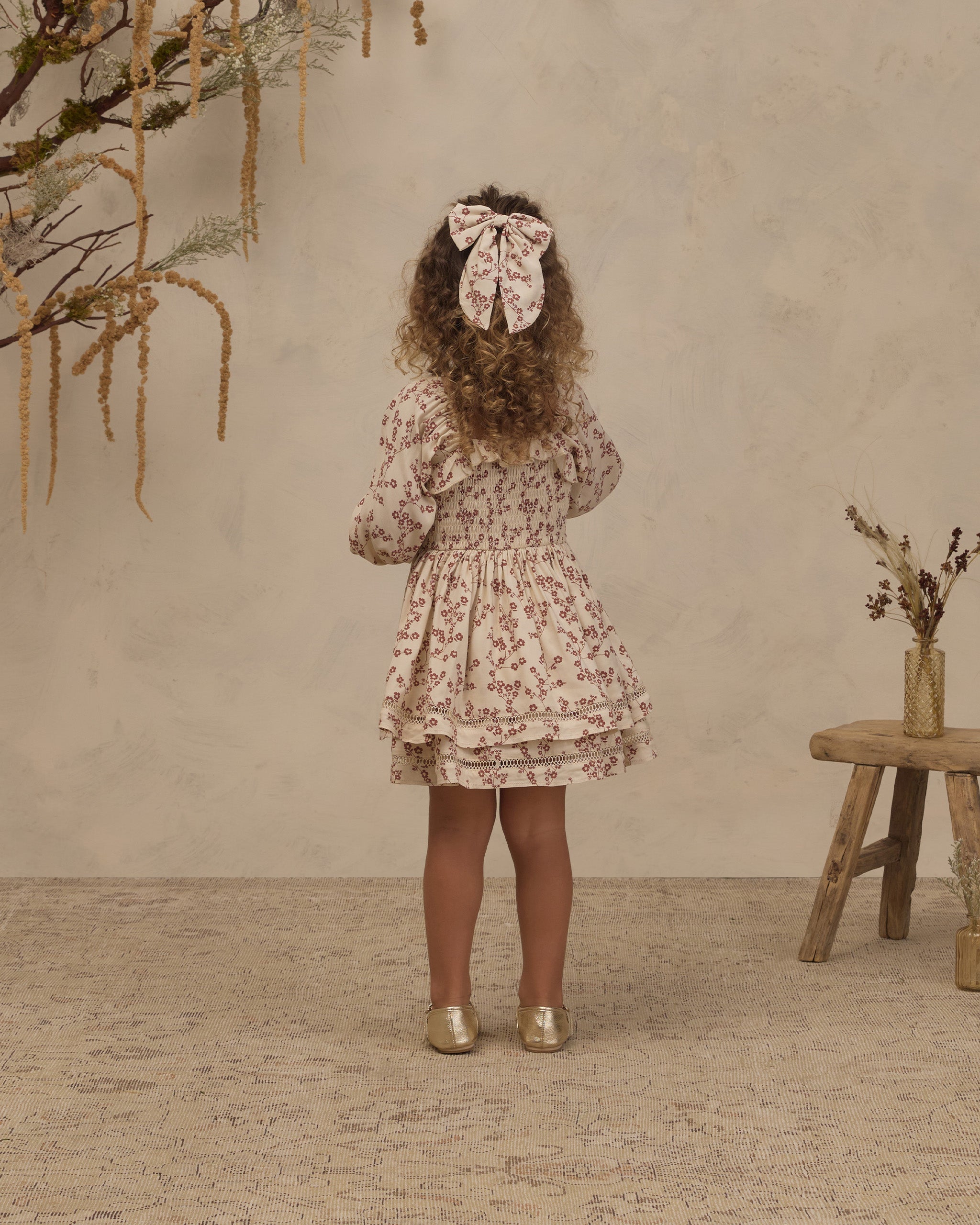 Elodie Dress Floral Toile - Rylee + Cru | Kids Clothes | Trendy Baby Clothes | Modern Infant Outfits |