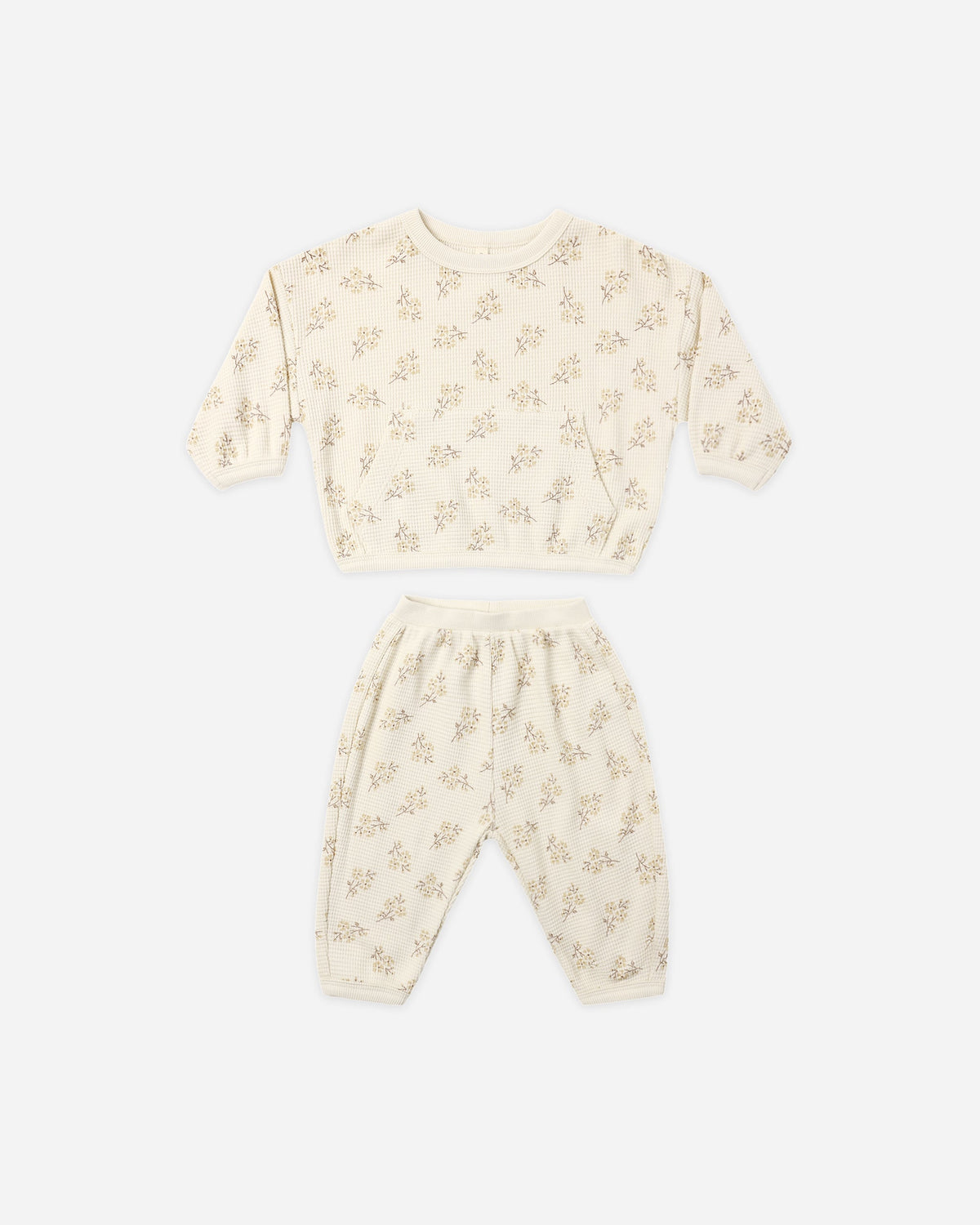 Waffle Slouch Set Meadow - Rylee + Cru | Kids Clothes | Trendy Baby Clothes | Modern Infant Outfits |