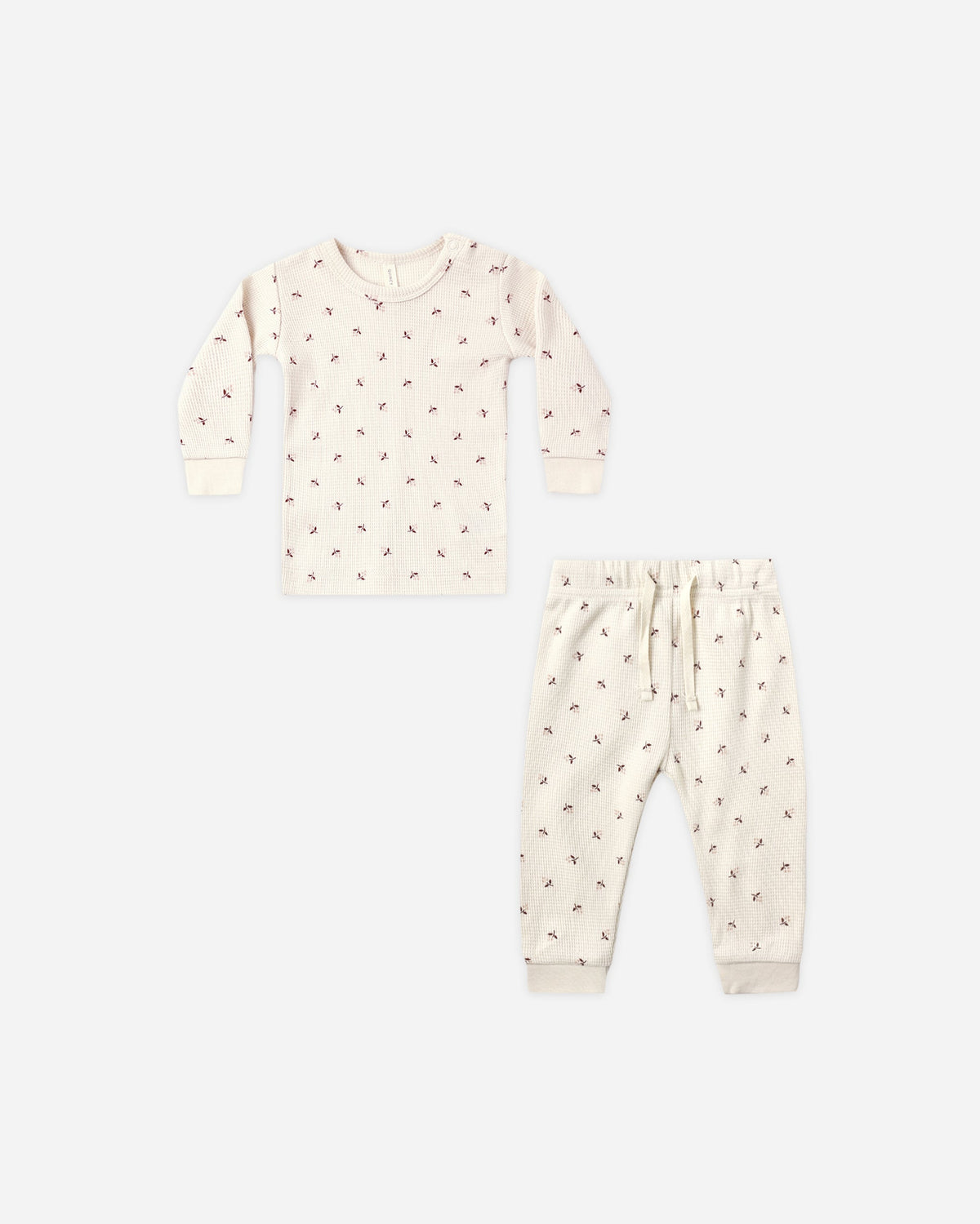 Waffle Top + Pant Set Fall Ditsy - Rylee + Cru | Kids Clothes | Trendy Baby Clothes | Modern Infant Outfits |