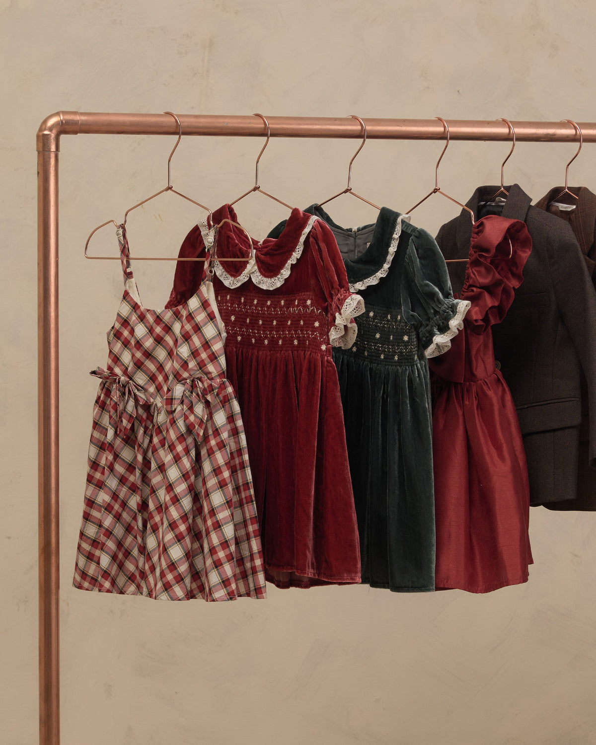 Betsy Dress Holiday Tartan