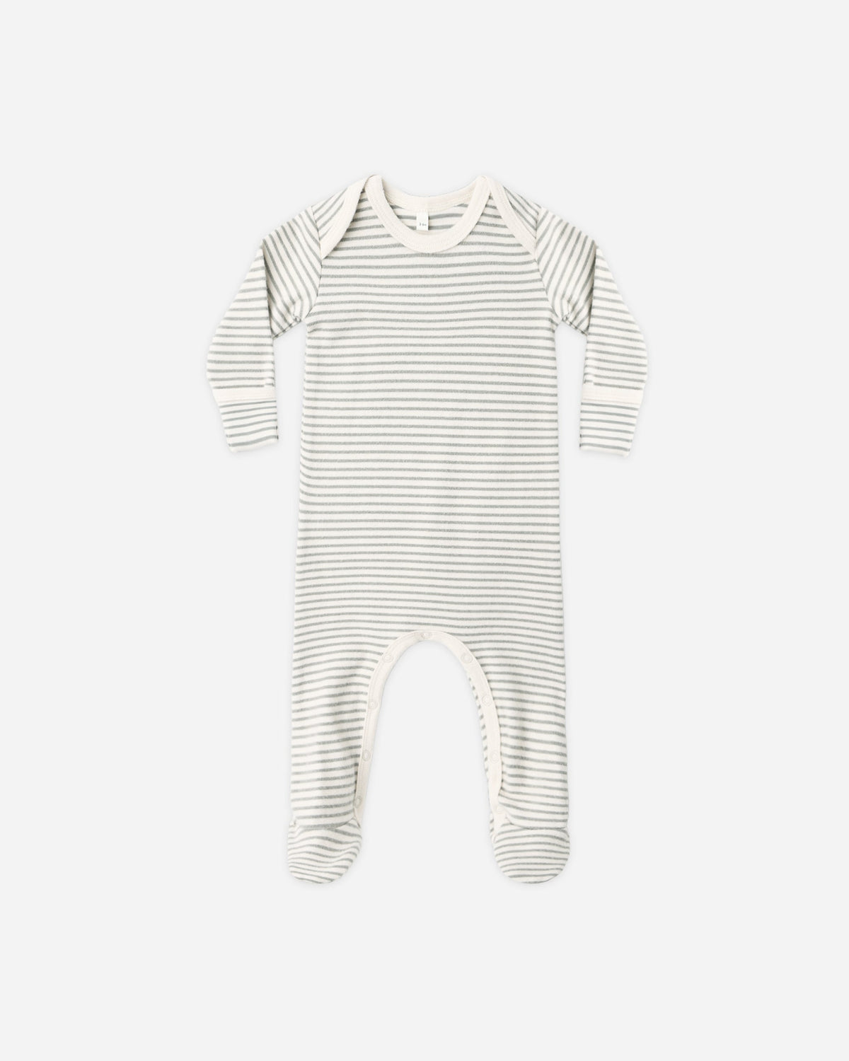 Baby Footie Laurel Microstripe - Rylee + Cru | Kids Clothes | Trendy Baby Clothes | Modern Infant Outfits |