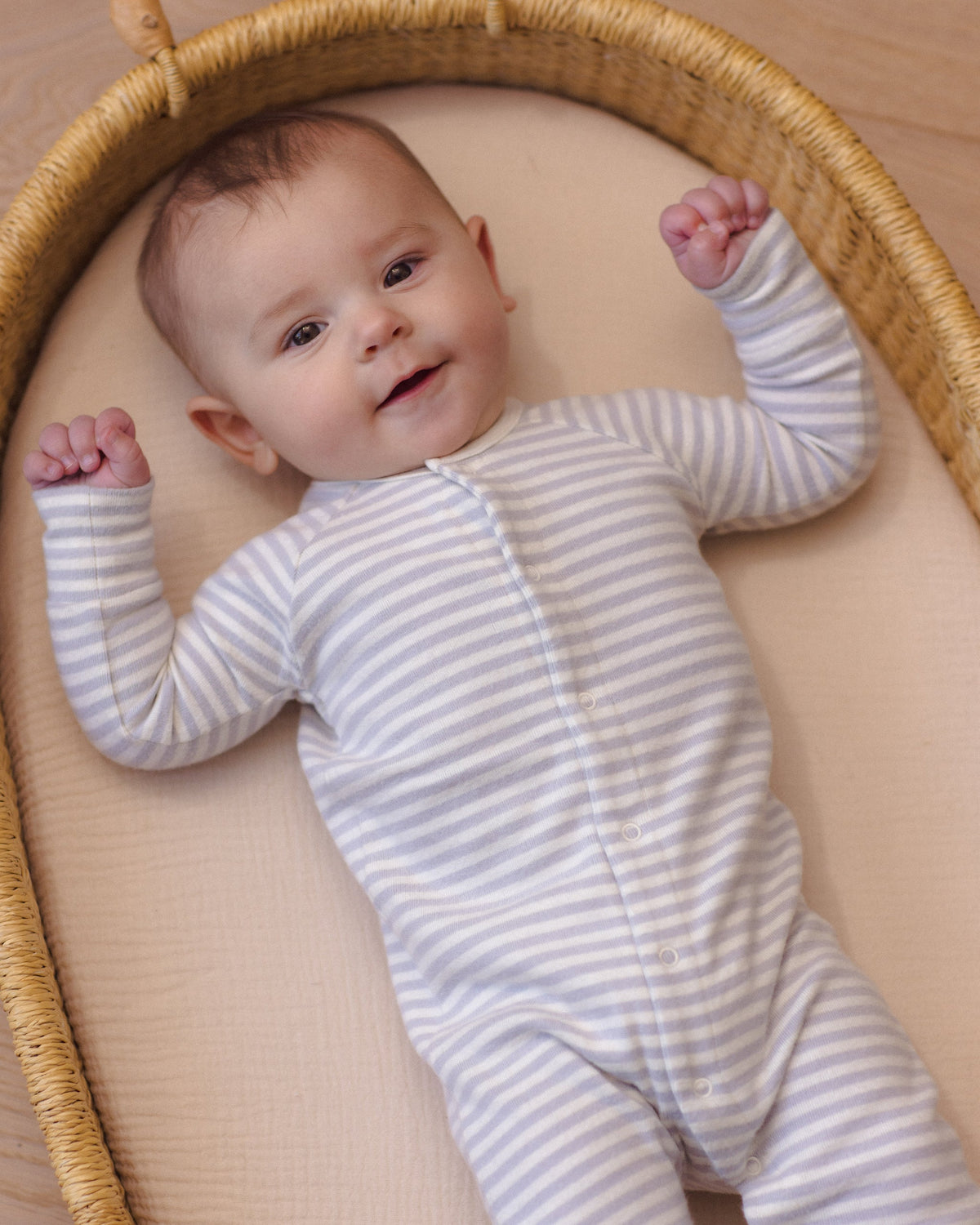 Long John Fog Stripe - Rylee + Cru | Kids Clothes | Trendy Baby Clothes | Modern Infant Outfits |