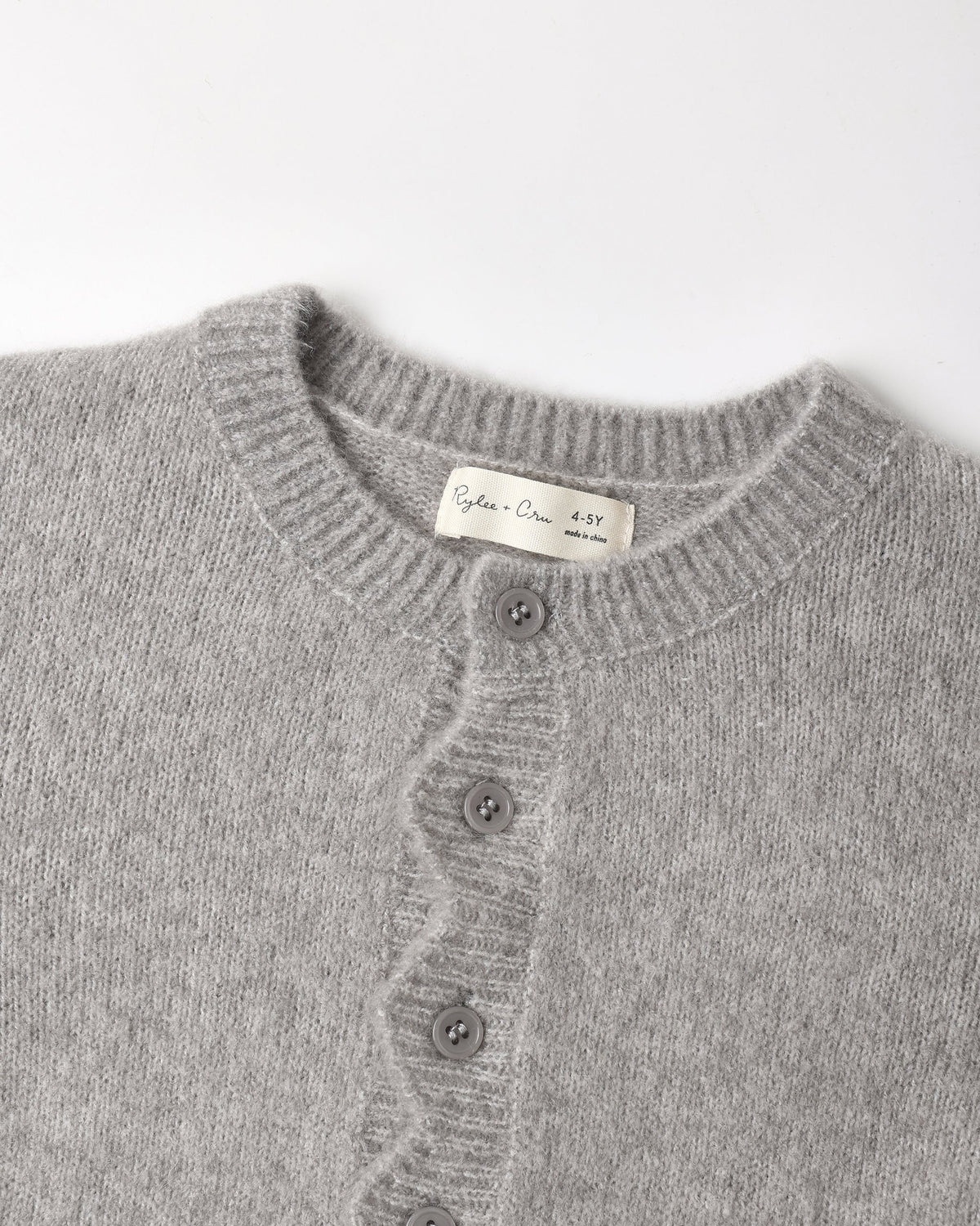 Scallop Cardigan Dusty Blue - Rylee + Cru | Kids Clothes | Trendy Baby Clothes | Modern Infant Outfits |