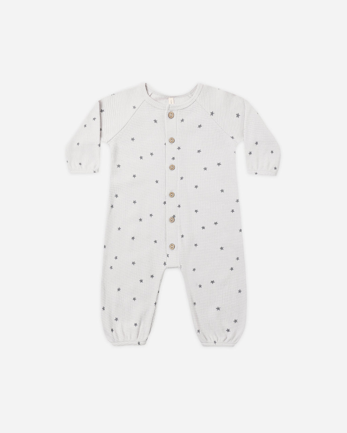 Waffle Long Sleeve Jumpsuit Stars - Rylee + Cru | Kids Clothes | Trendy Baby Clothes | Modern Infant Outfits |