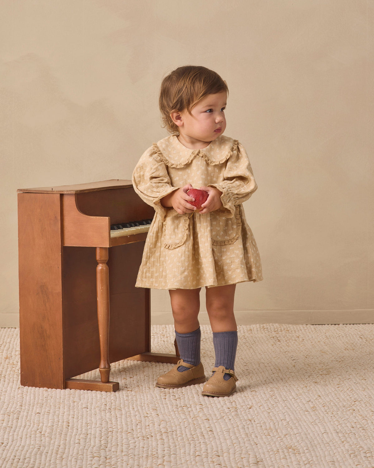 Marisol Dress Butterscotch Floral - Rylee + Cru | Kids Clothes | Trendy Baby Clothes | Modern Infant Outfits |