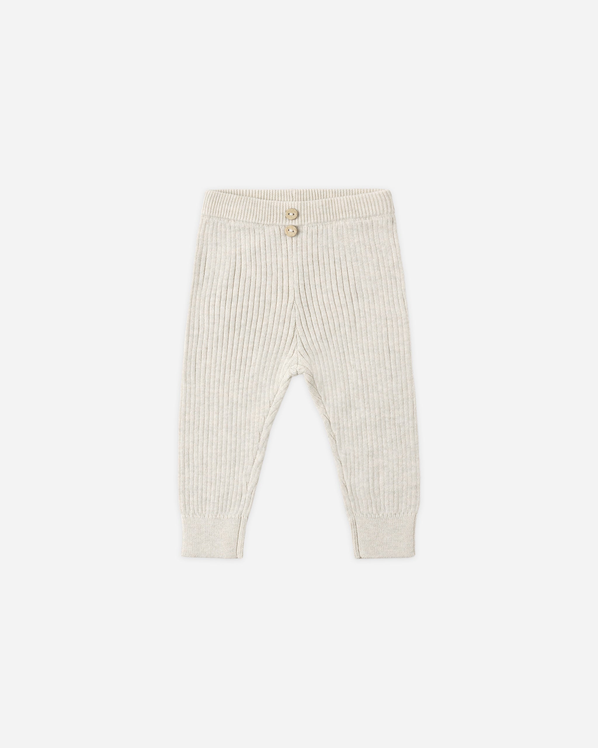 Rib Knit Legging Heathered Oatmeal - Rylee + Cru | Kids Clothes | Trendy Baby Clothes | Modern Infant Outfits |